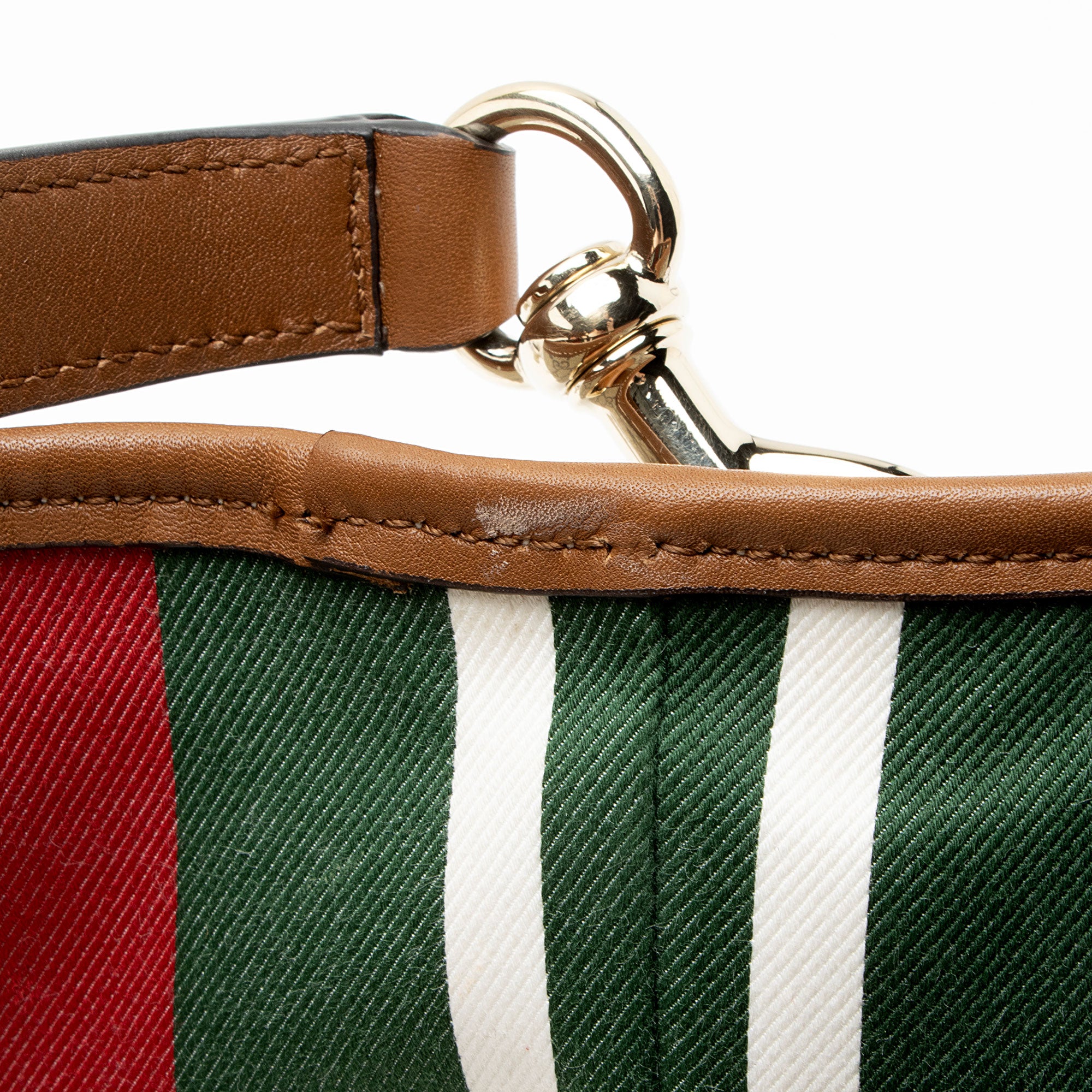 Gucci GG Supreme Emblem Small Bucket Bag
