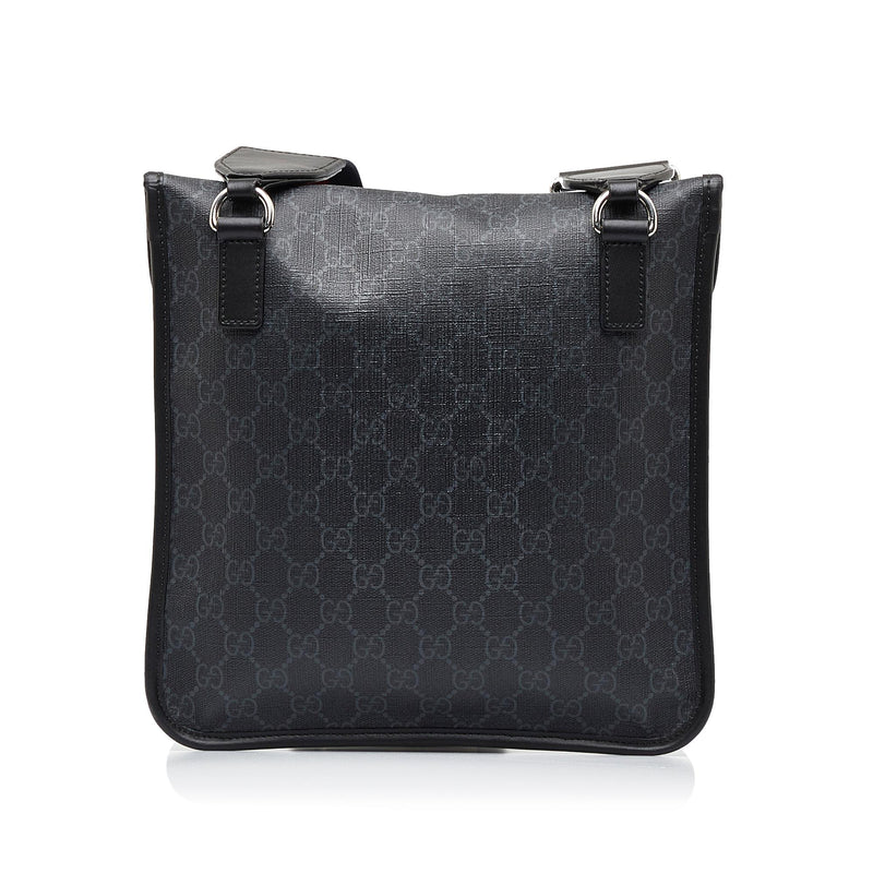 Gucci GG Supreme Envelope Web Crossbody Bag (SHG-XQKQ70)