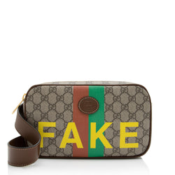Gucci GG Supreme Fake/Not Small Belt Bag - Size 34 / 85 (SHF-23260)