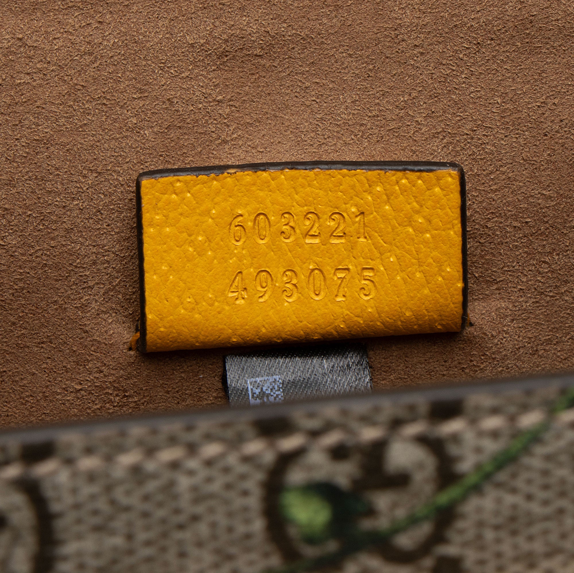 Gucci GG Supreme Flora Bamboo Padlock Top Handle