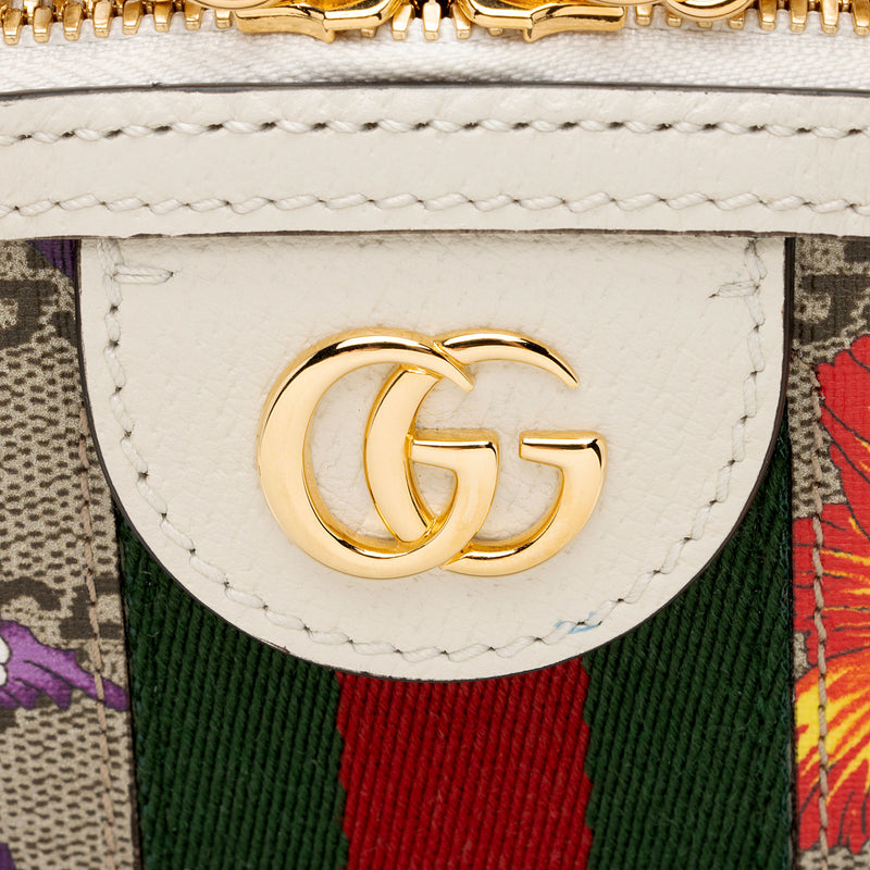 Gucci GG Supreme Flora Ophidia Dome Small Shoulder Bag (SHF-SigiTb)