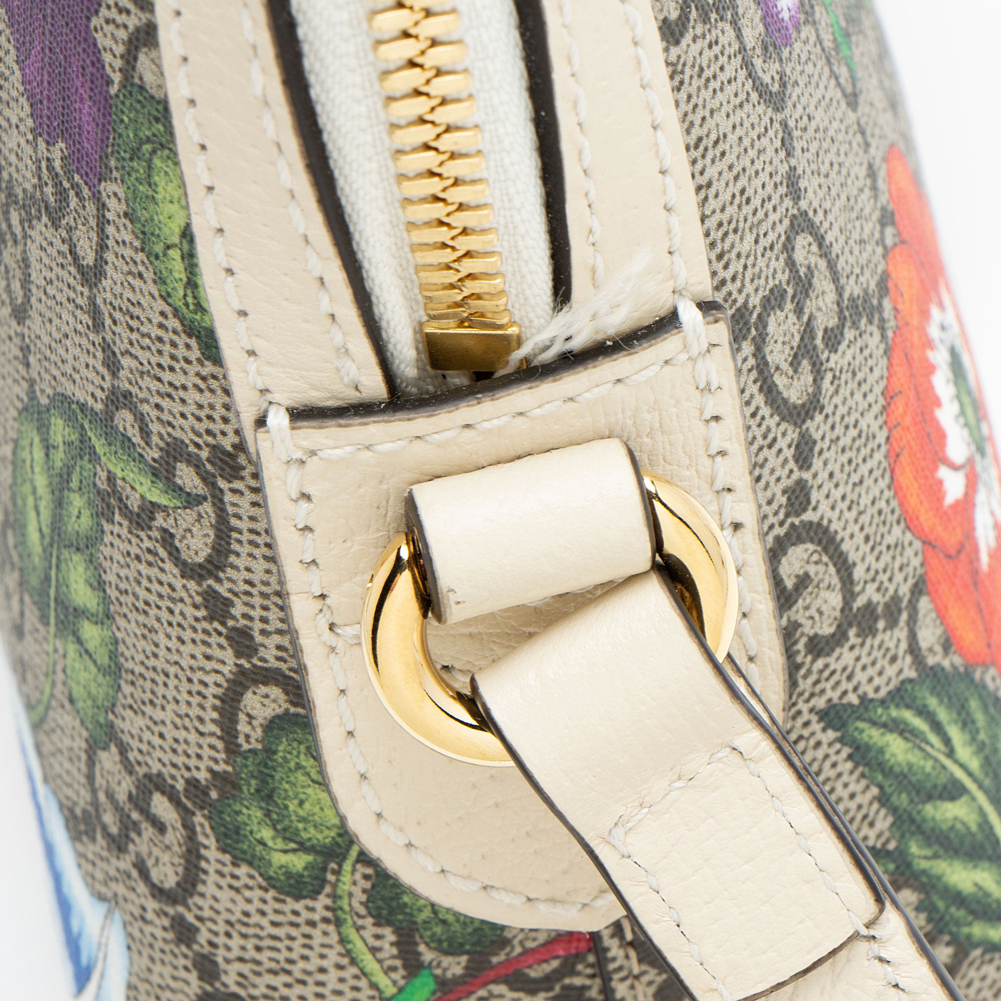 Gucci GG Supreme Flora Ophidia Dome Small Shoulder Bag