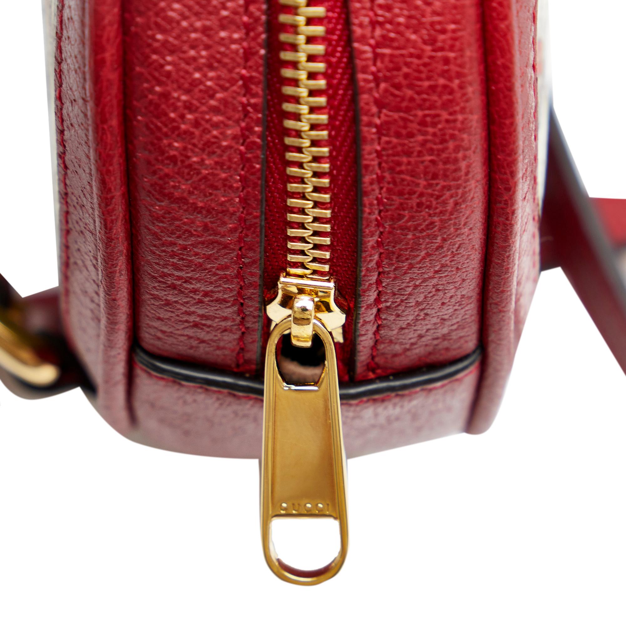 Gucci GG Supreme Flora Ophidia Round Backpack (SHG-hwt1rn)