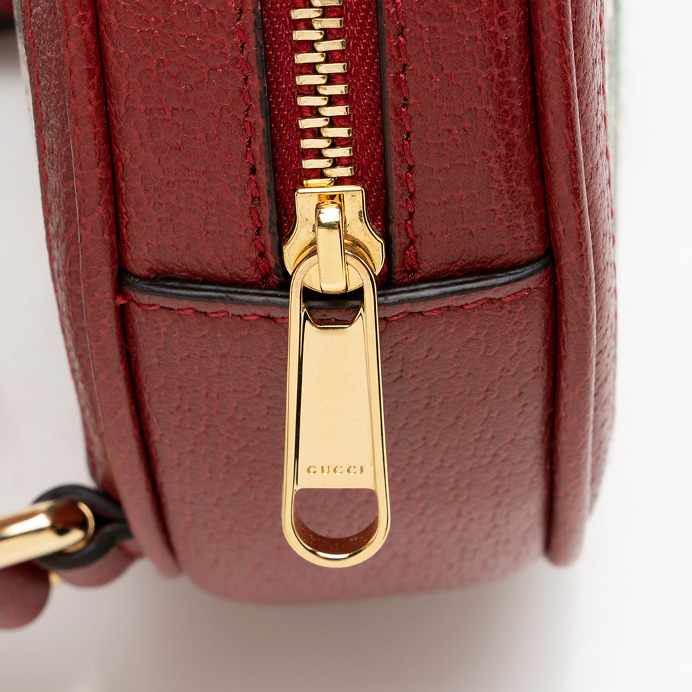 Gucci GG Supreme Flora Ophidia Round Mini Backpack (SHF-17170)