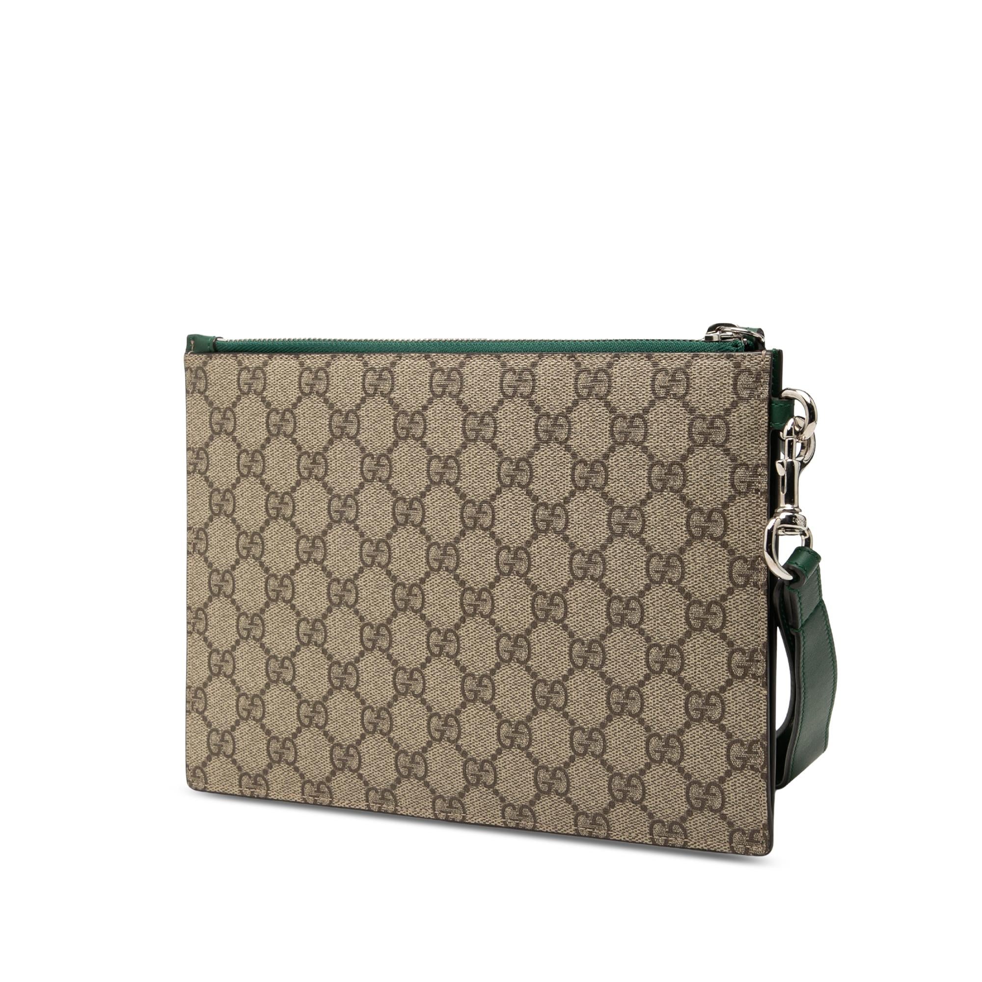 Gucci GG Supreme Fox Clutch