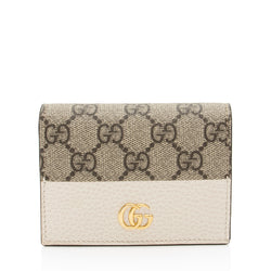 Gucci GG Supreme GG Marmont Card Case (SHF-bZF8Z2)