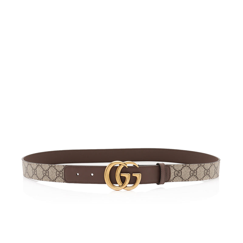 Gucci GG Supreme GG Marmont Slim Belt - Size 38 / 95 (SHF-wl4ncy)