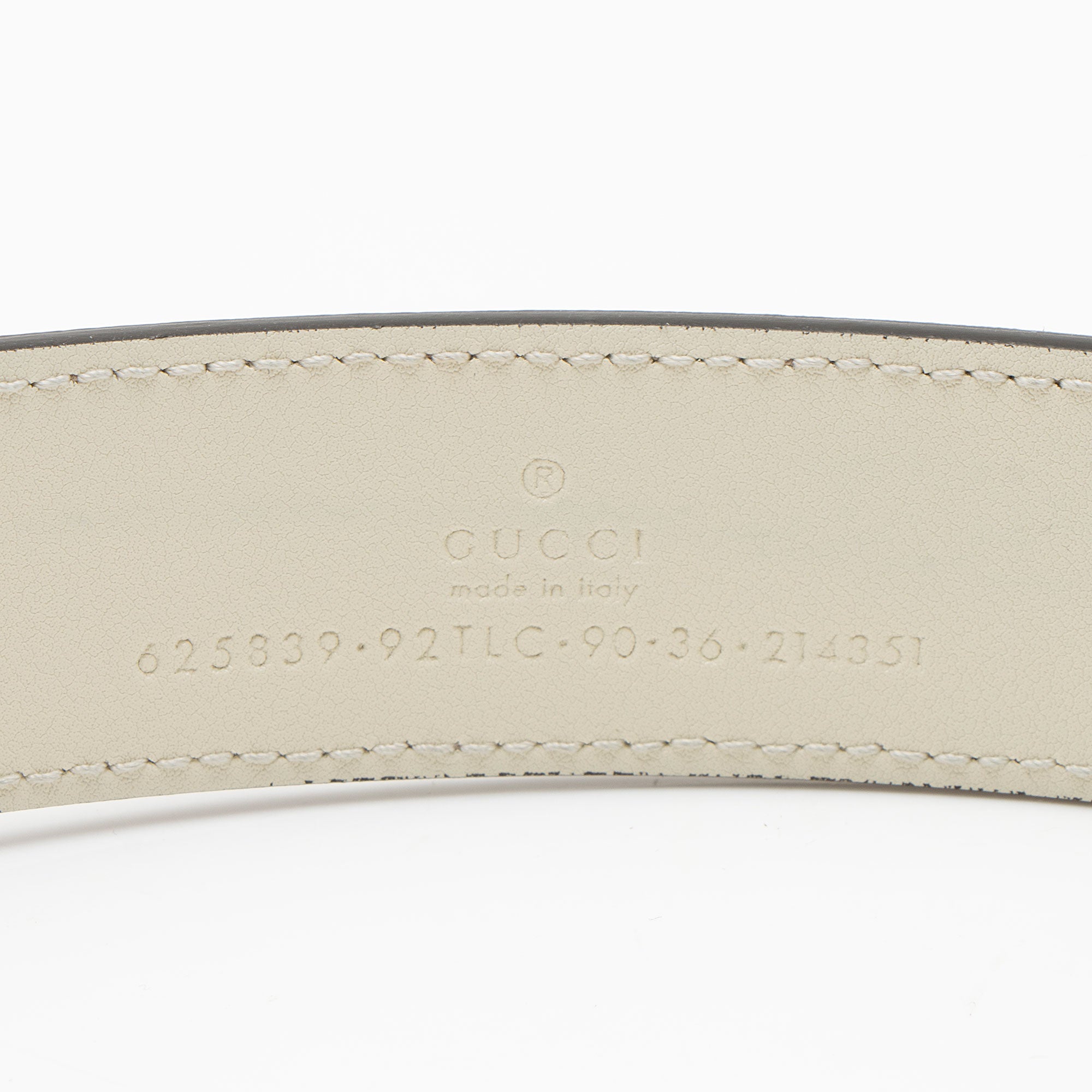 Gucci GG Supreme GG Marmont Thin Belt - Size 36 / 90