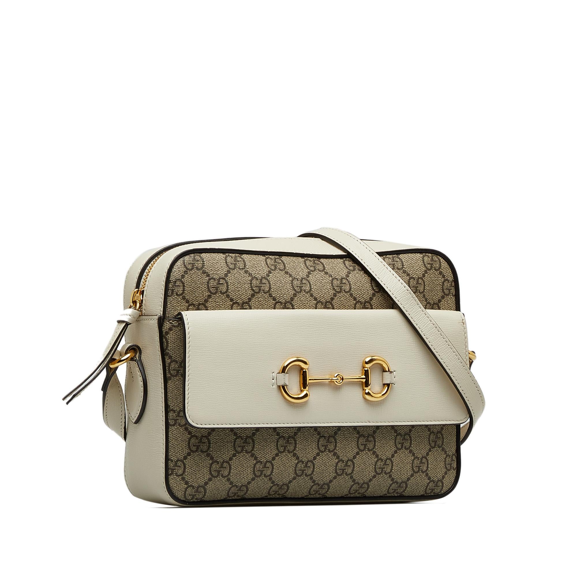 Gucci GG Supreme Horsebit 1955 Crossbody Bag (SHG-296bWA)