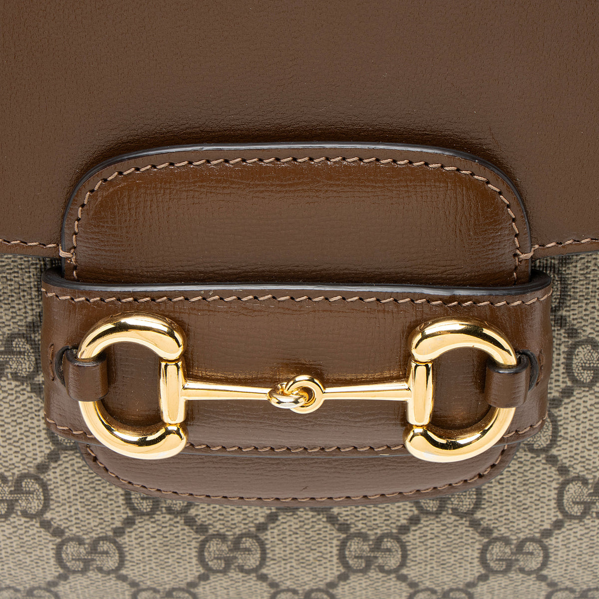 Gucci GG Supreme Horsebit 1955 Medium Chain Top Handle