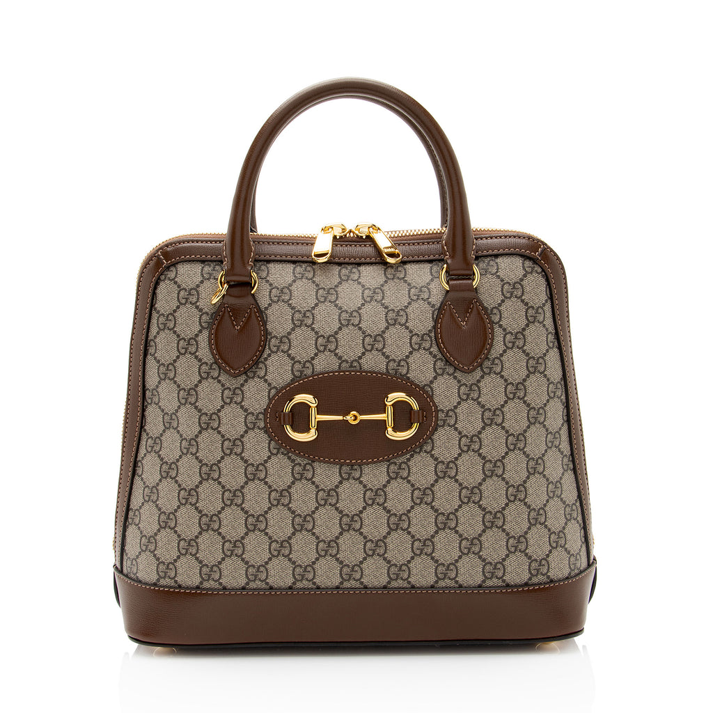 Gucci gg supreme top handle bag 2025