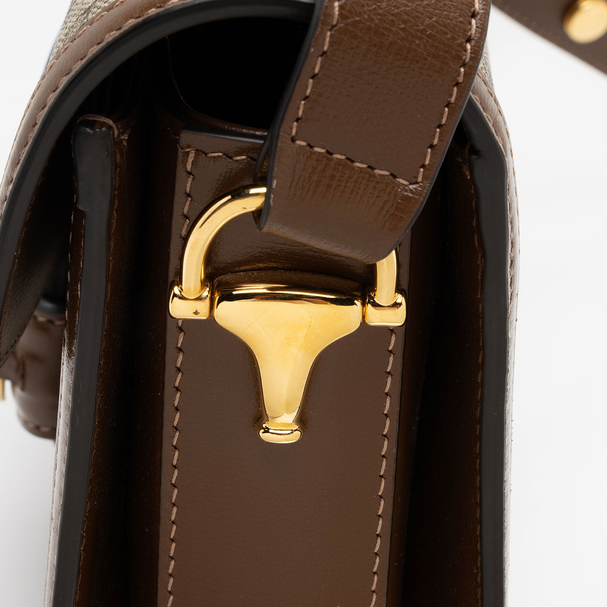 Gucci GG Supreme Horsebit 1955 Shoulder Bag (SHF-cQUglM)