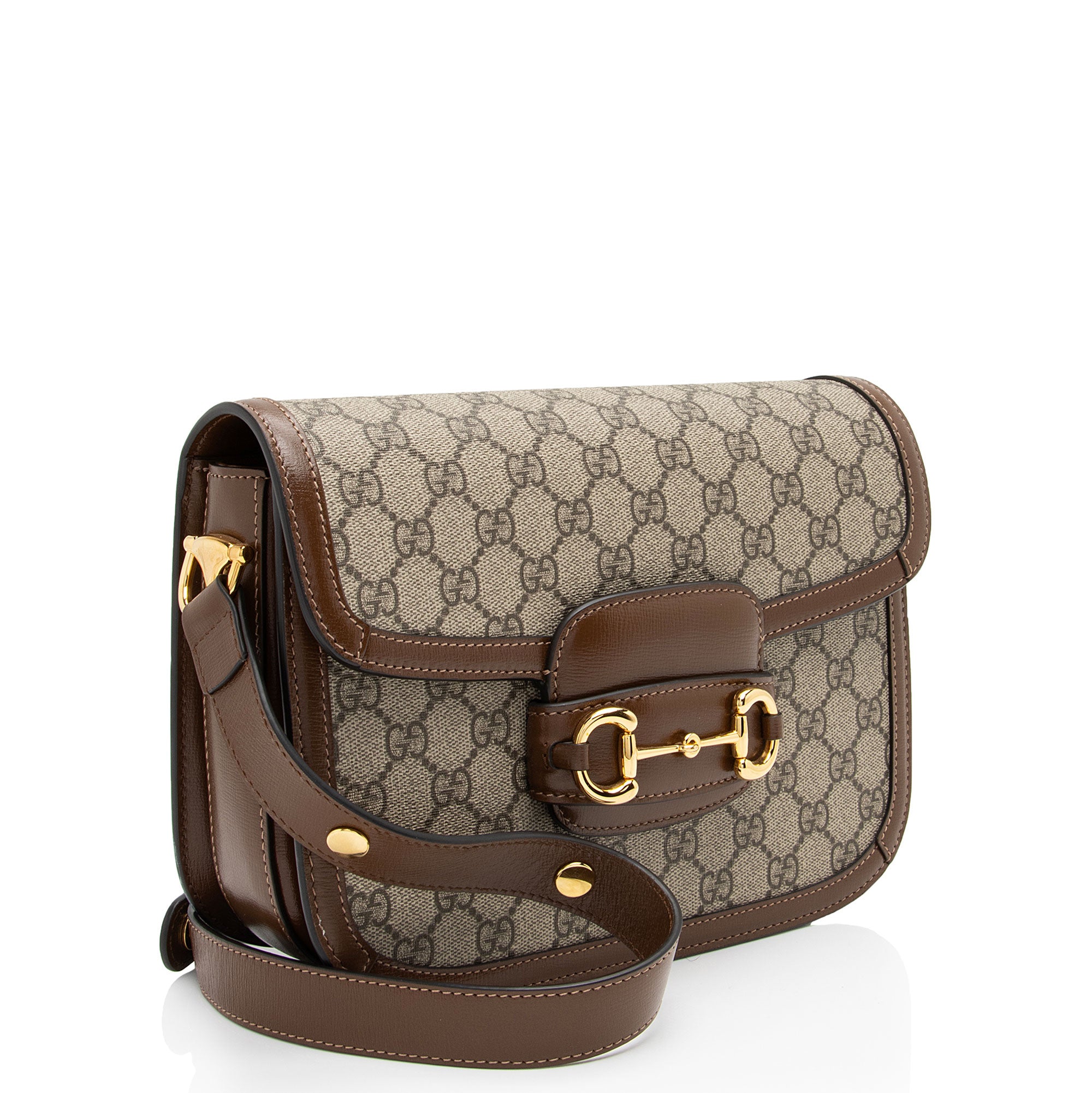 Gucci GG Supreme Horsebit 1955 Shoulder Bag (SHF-cQUglM)