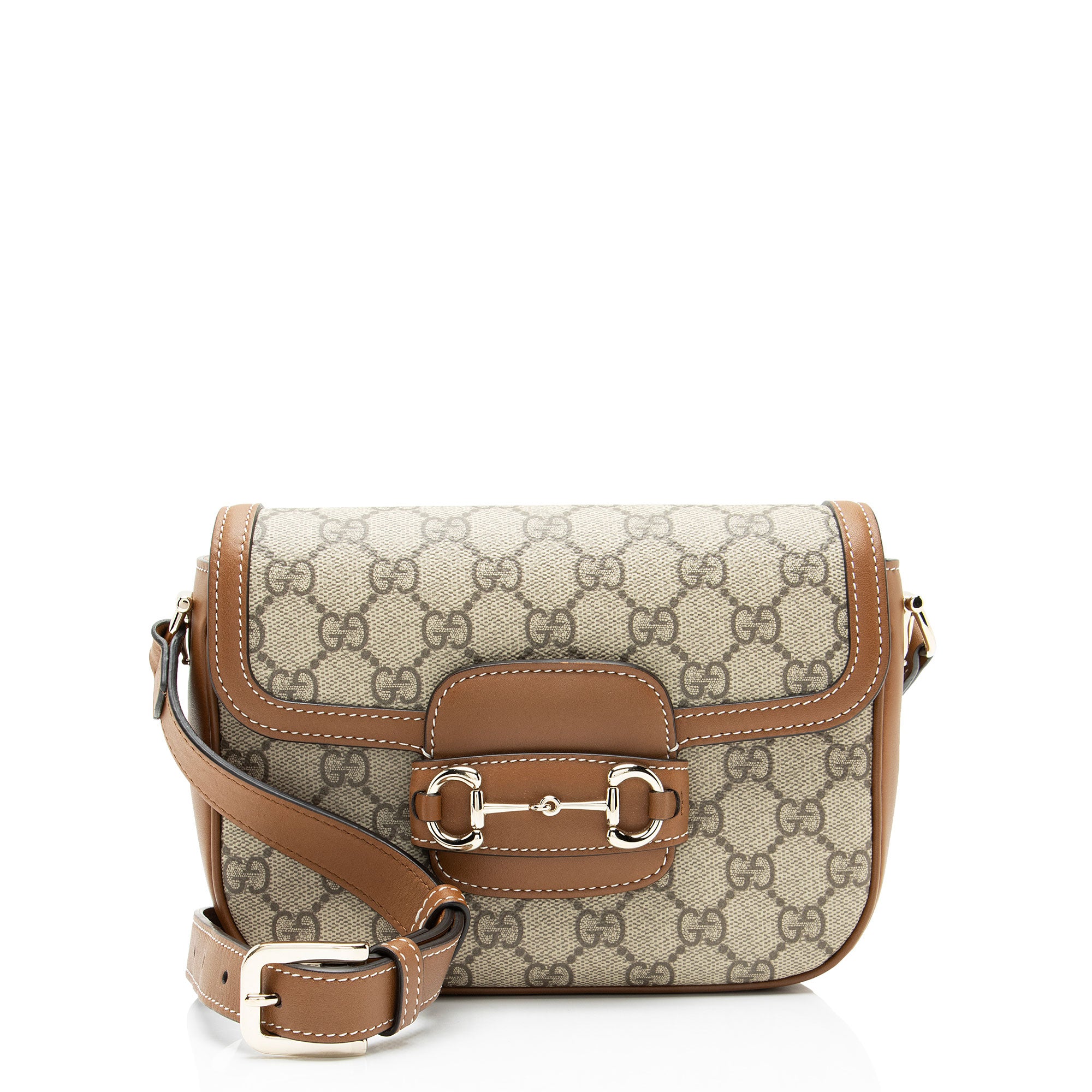 Gucci GG Supreme Horsebit 1955 Small Shoulder Bag