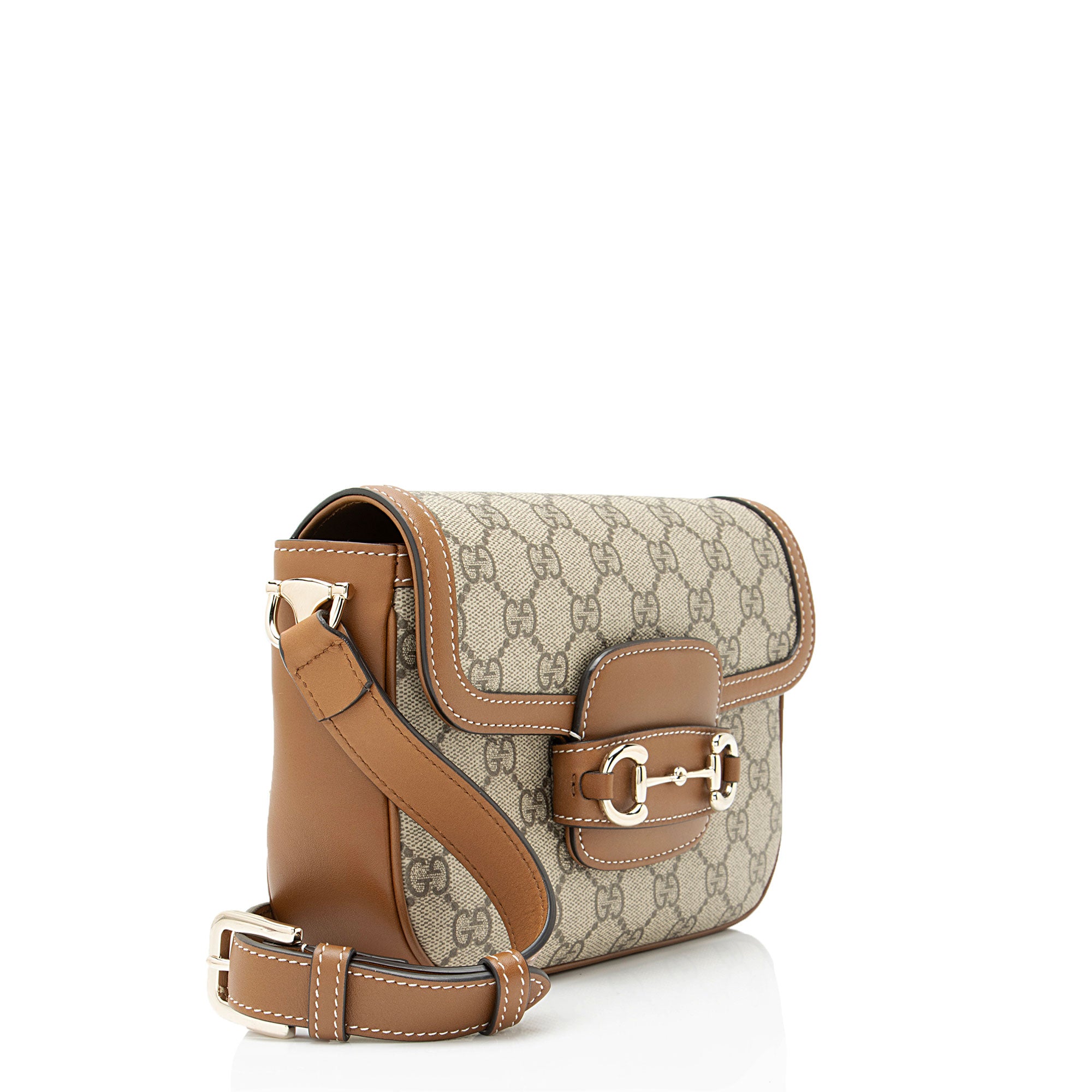 Gucci GG Supreme Horsebit 1955 Small Shoulder Bag