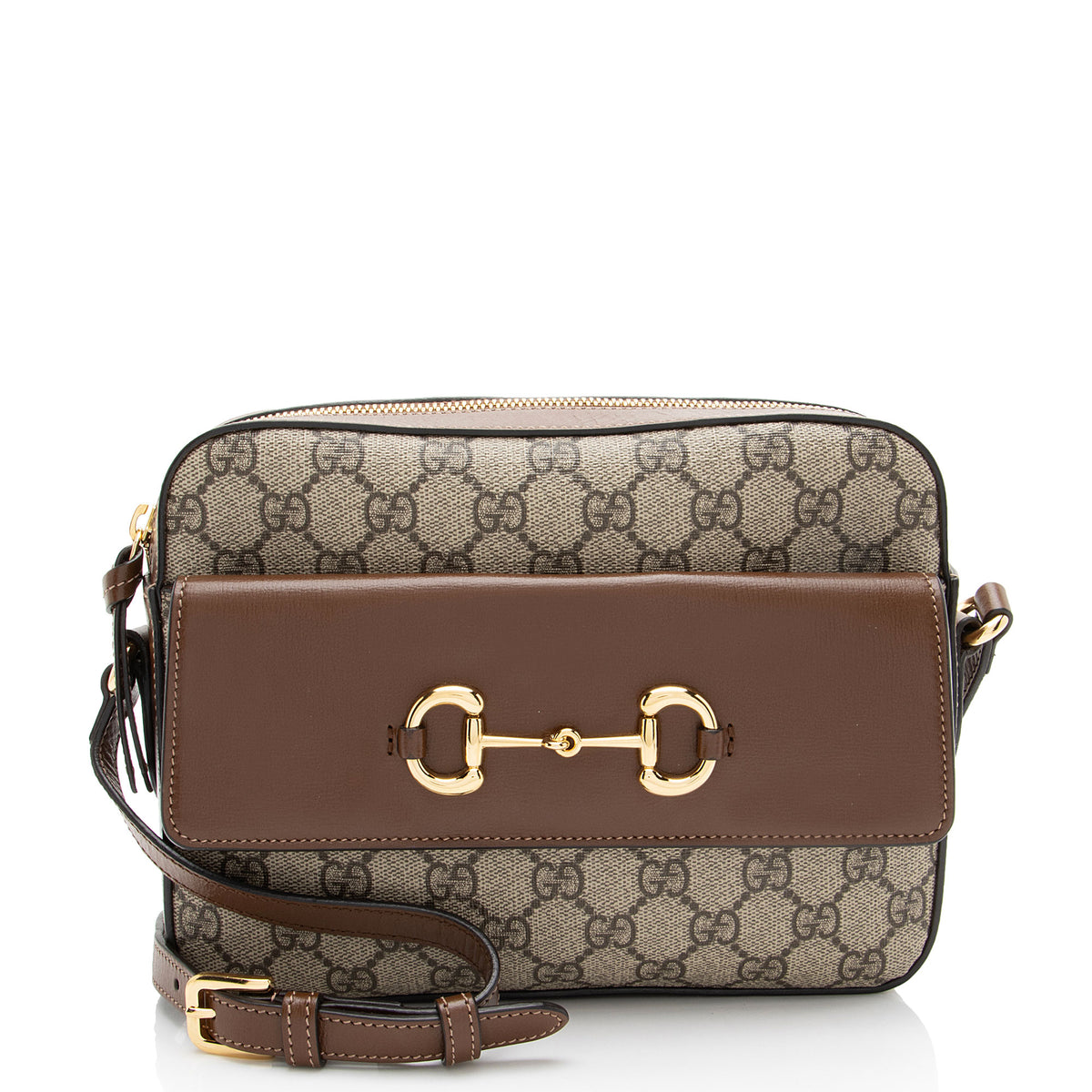 Gucci GG Supreme Horsebit 1955 Small Shoulder Bag