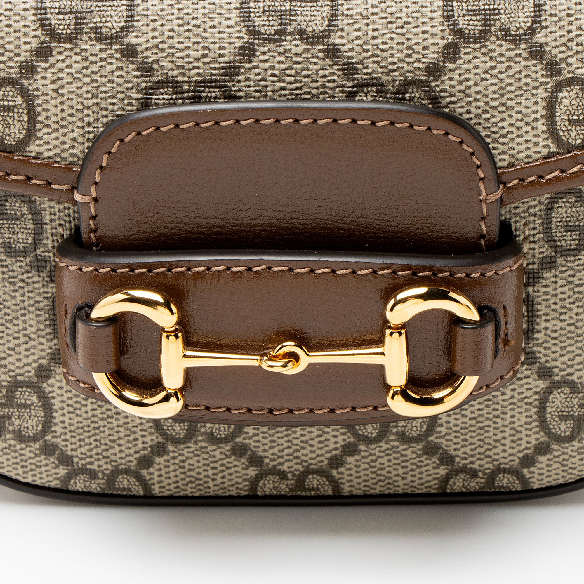 Gucci GG Supreme Horsebit 1955 Super Mini Shoulder Bag