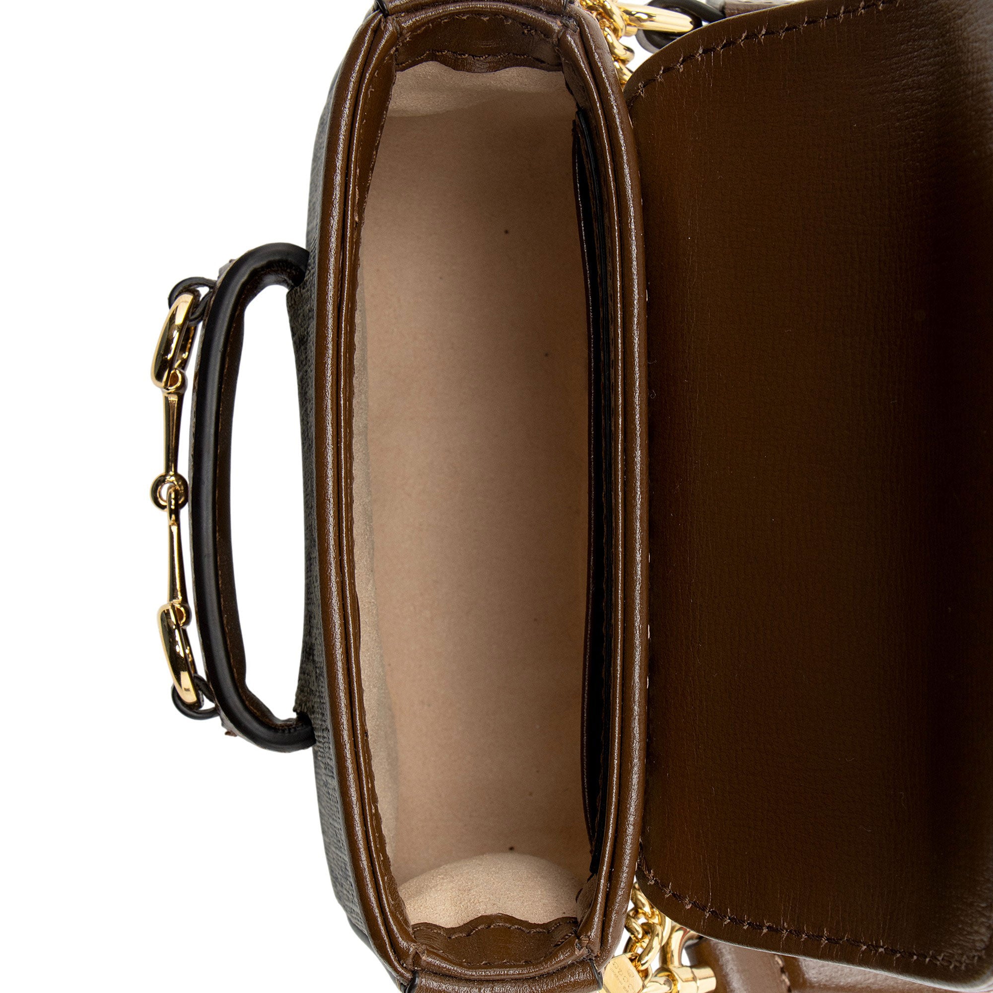 Gucci GG Supreme Horsebit 1955 Super Mini Shoulder Bag