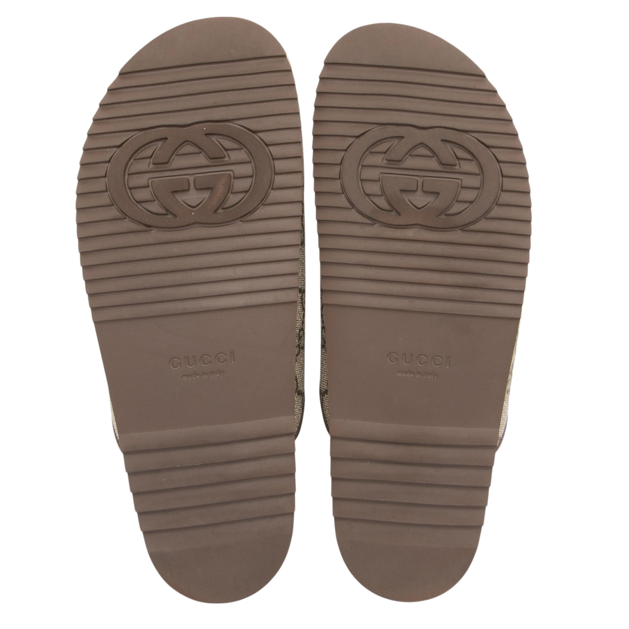Gucci GG Supreme Horsebit Mules - Size 9.5 / 39.5