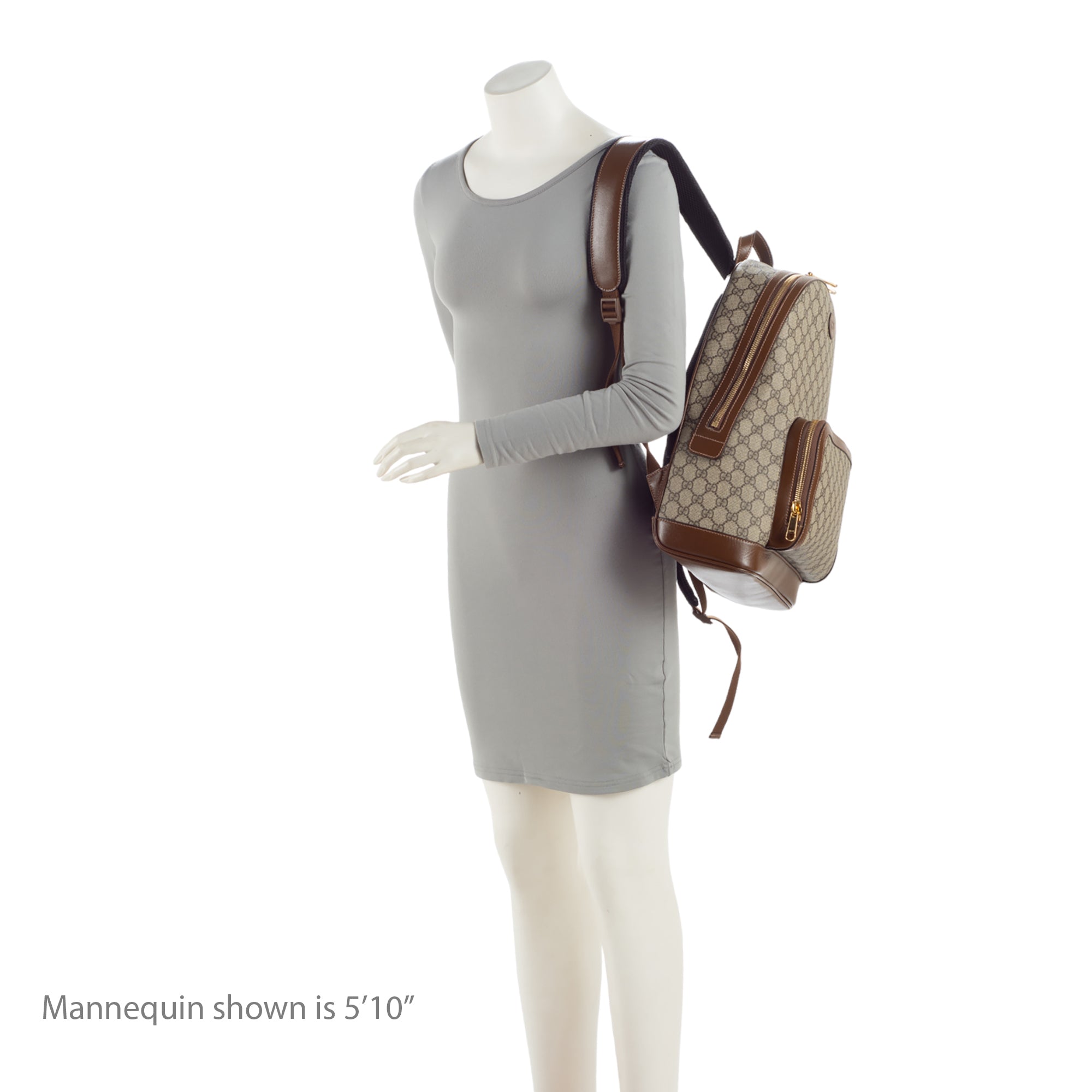 Gucci GG Supreme Interlocking G Backpack (SHF-KhISQT)