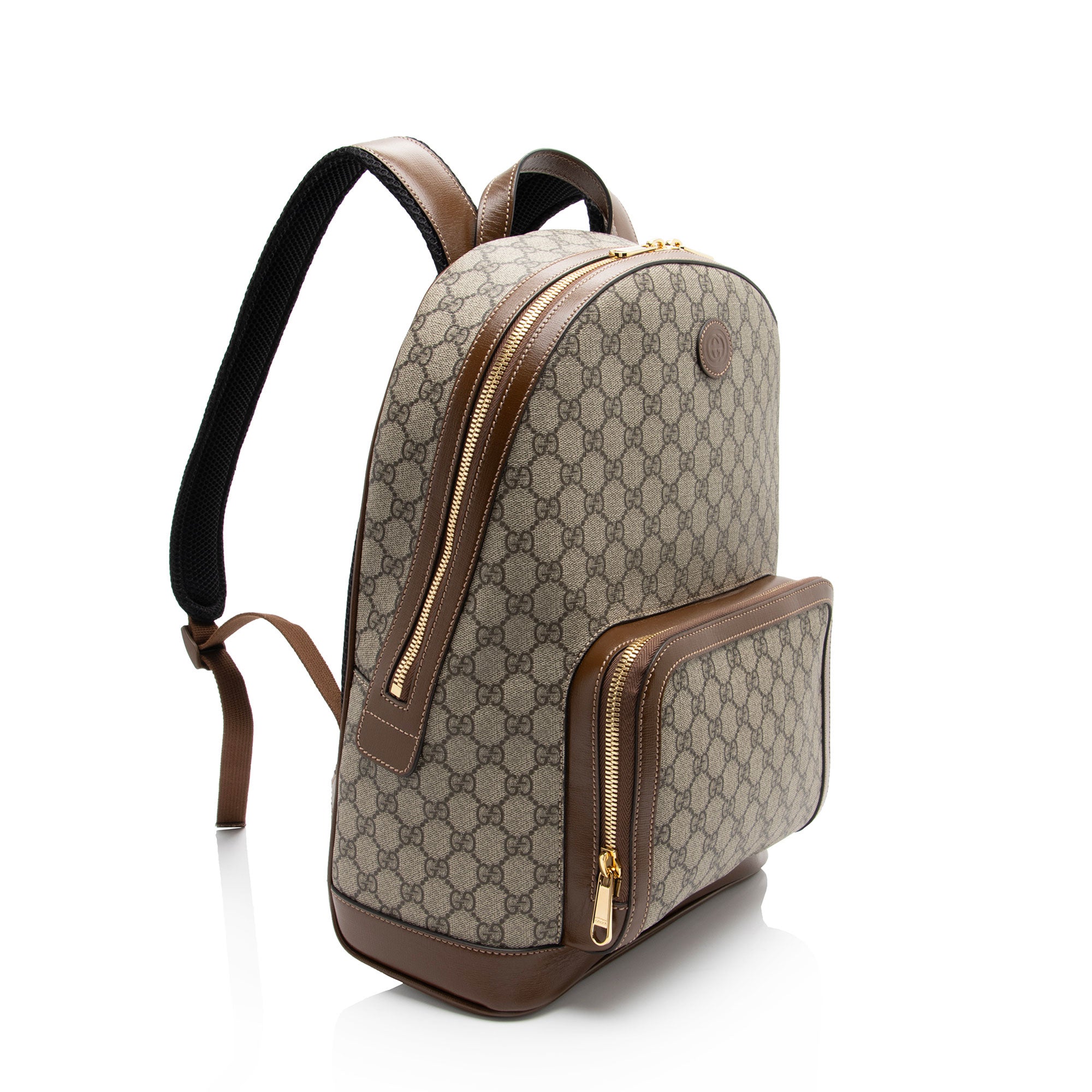 Gucci GG Supreme Interlocking G Backpack (SHF-KhISQT)