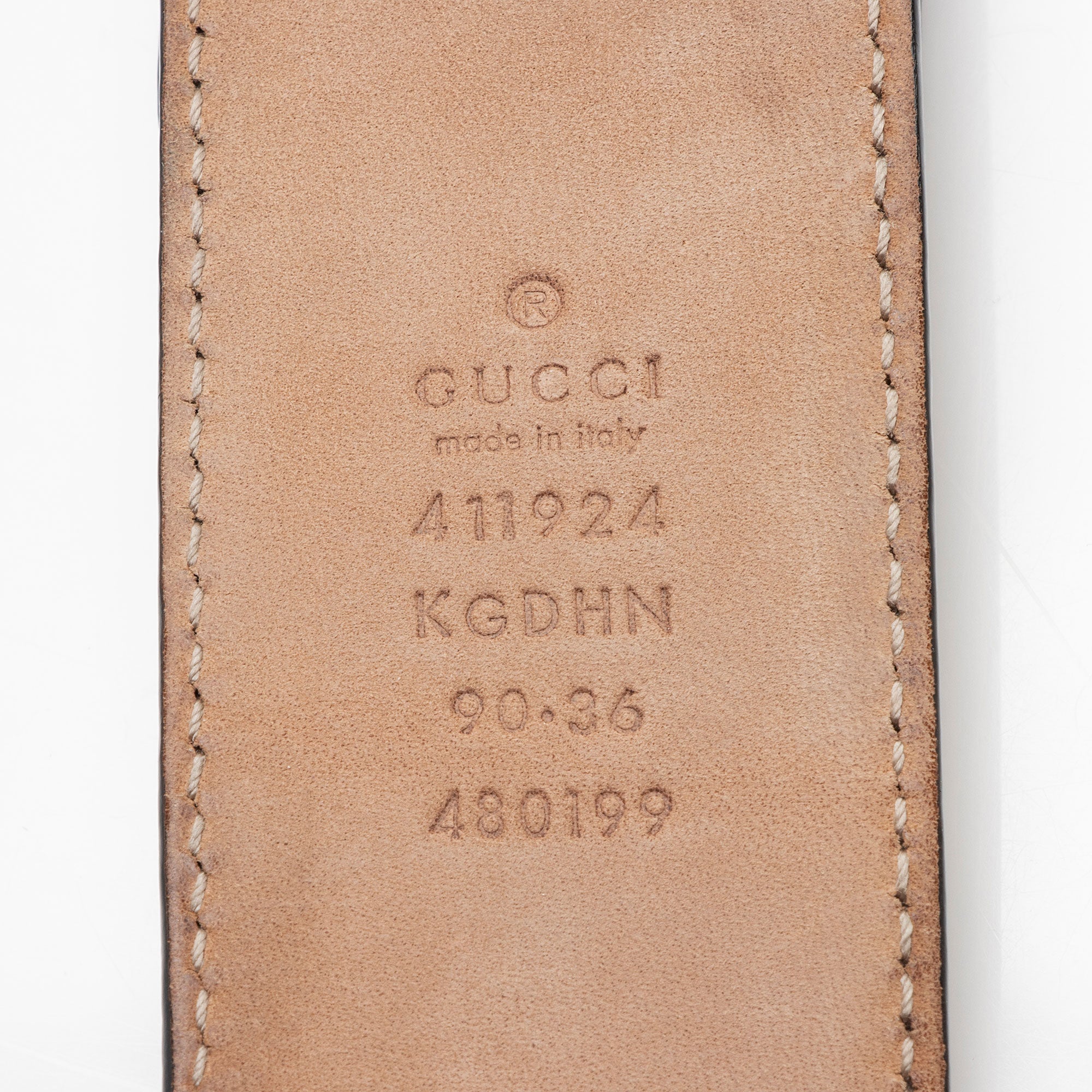 Gucci GG Supreme Interlocking G Belt - Size 36 / 90 - FINAL SALE (SHF-