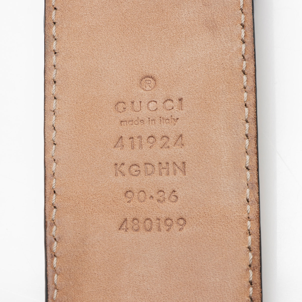 Gucci GG Supreme Interlocking G Belt - Size 36 / 90 - FINAL 