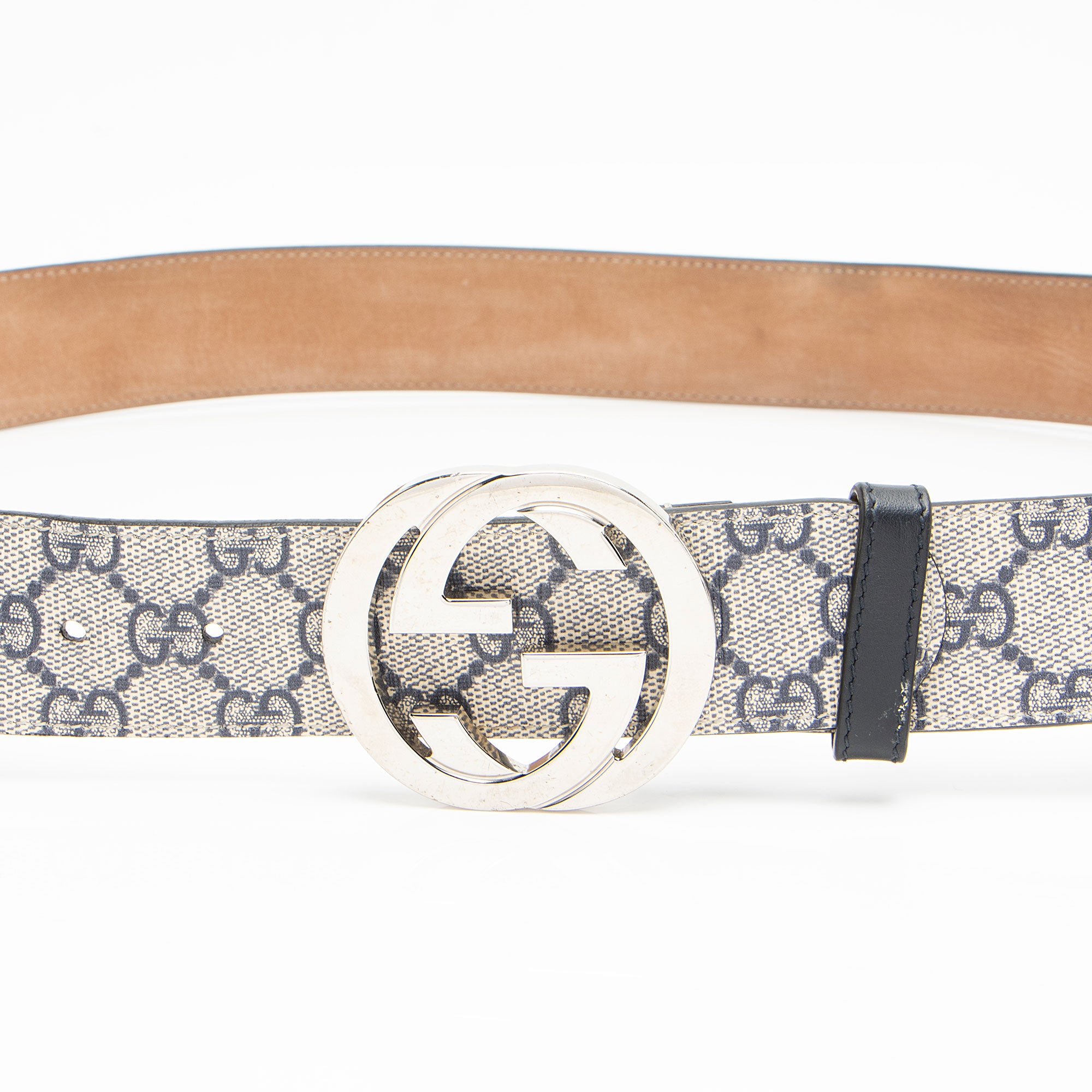 Gucci GG Supreme Interlocking G Belt - Size 44 / 110