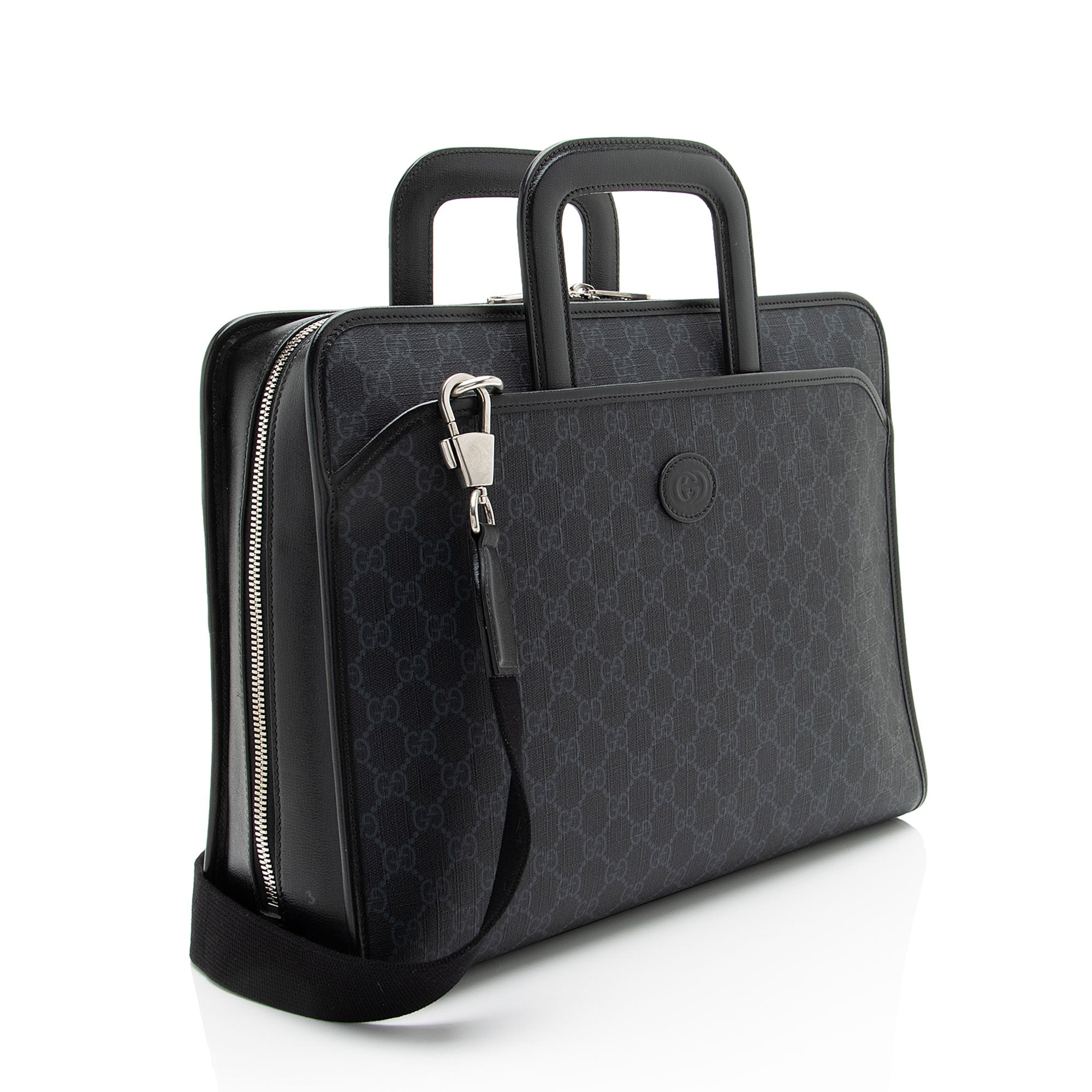 Gucci GG Supreme Interlocking G Briefcase