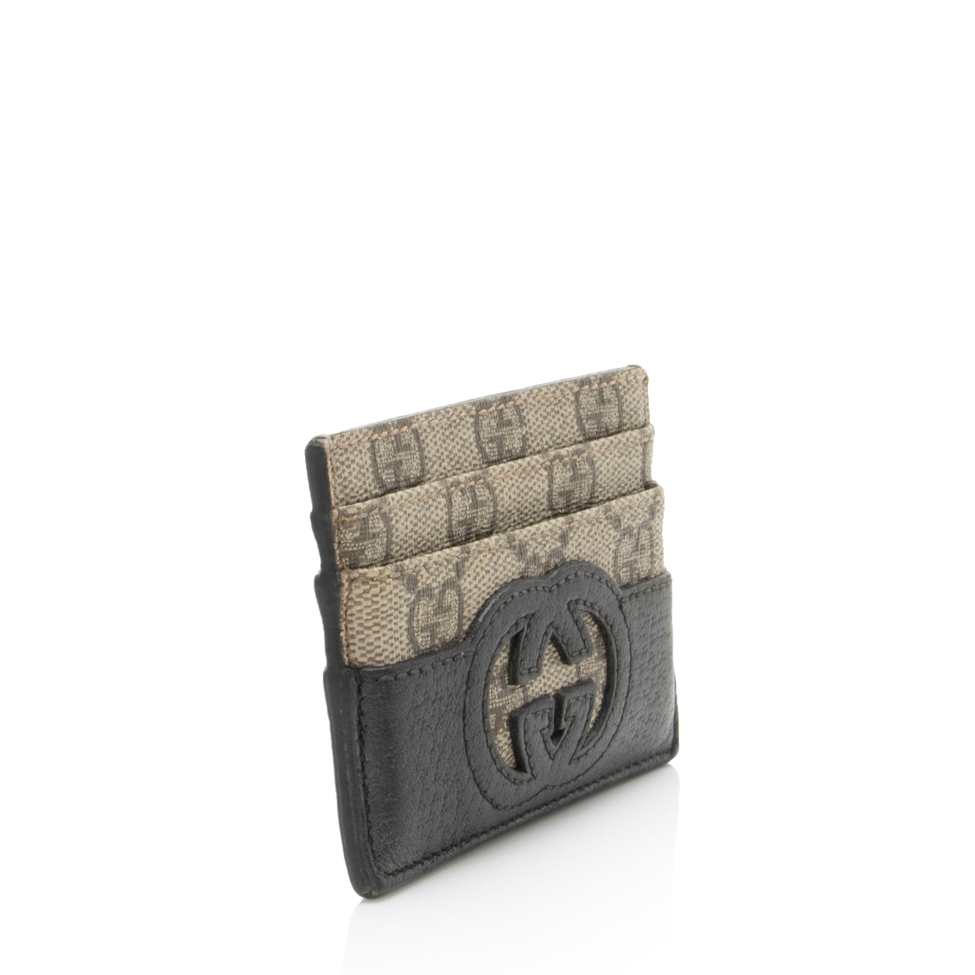 Gucci GG Supreme Interlocking G Card Holder