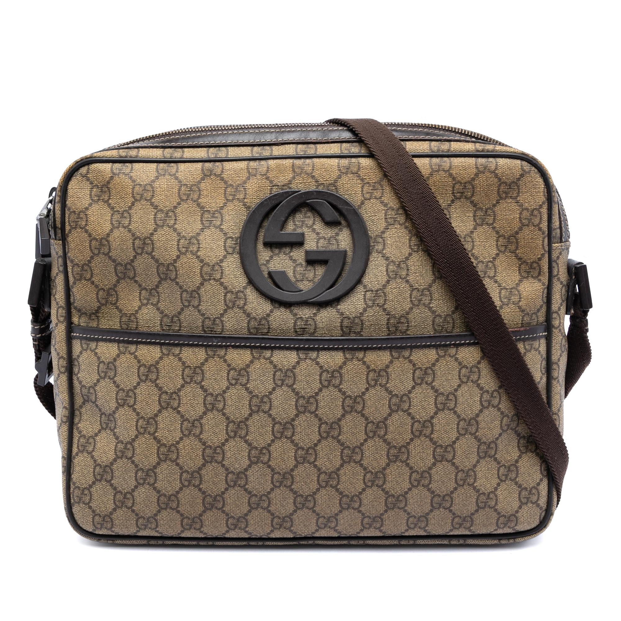Gucci GG Supreme Interlocking G Crossbody