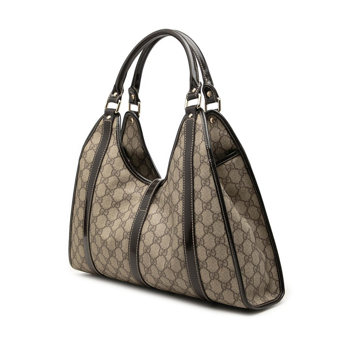 Gucci GG Supreme Jackie Joy Bardot Shoulder Bag