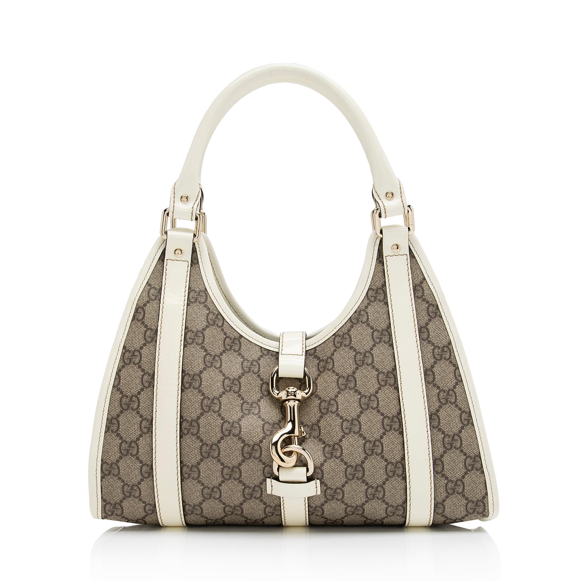 Gucci GG Supreme Joy Bardot Small Shoulder Bag (SHF-wBWBB2)