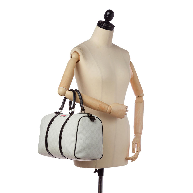 Gucci GG Supreme Joy Boston Bag SHG 35472 LuxeDH