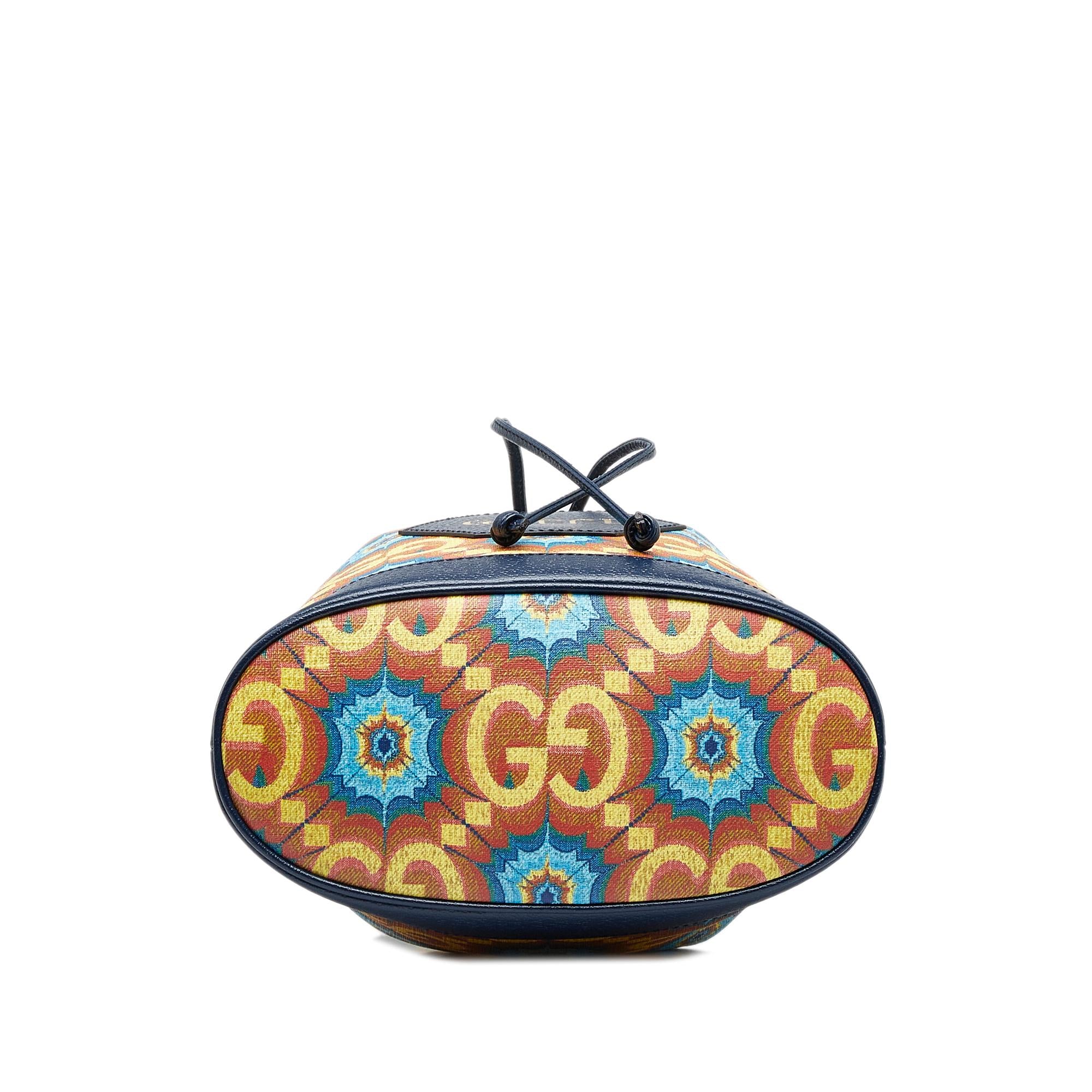 Gucci GG Supreme Kaleidoscope 100 Bucket Bag (SHG-0Z1SMu)