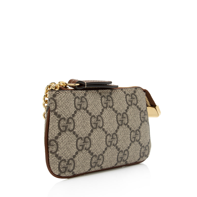 Gucci gg store supreme key pouch