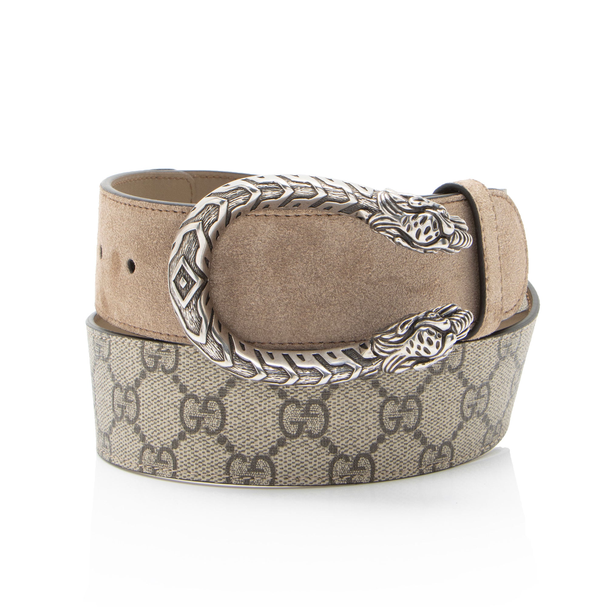 Gucci GG Supreme Suede Dionysus Belt - Size 30 / 80