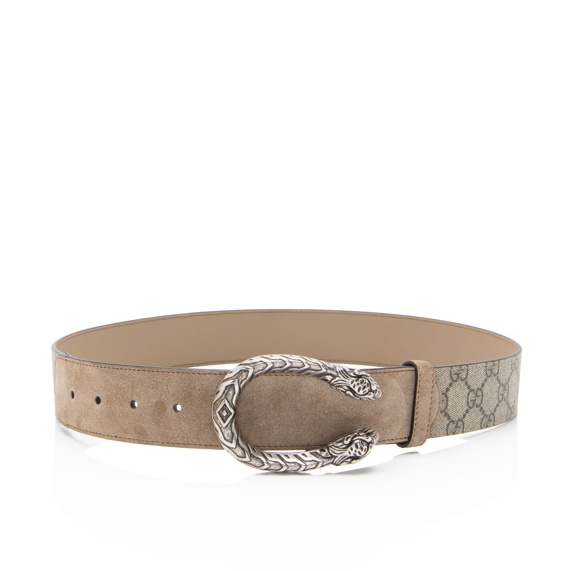 Gucci GG Supreme Suede Dionysus Belt - Size 30 / 80