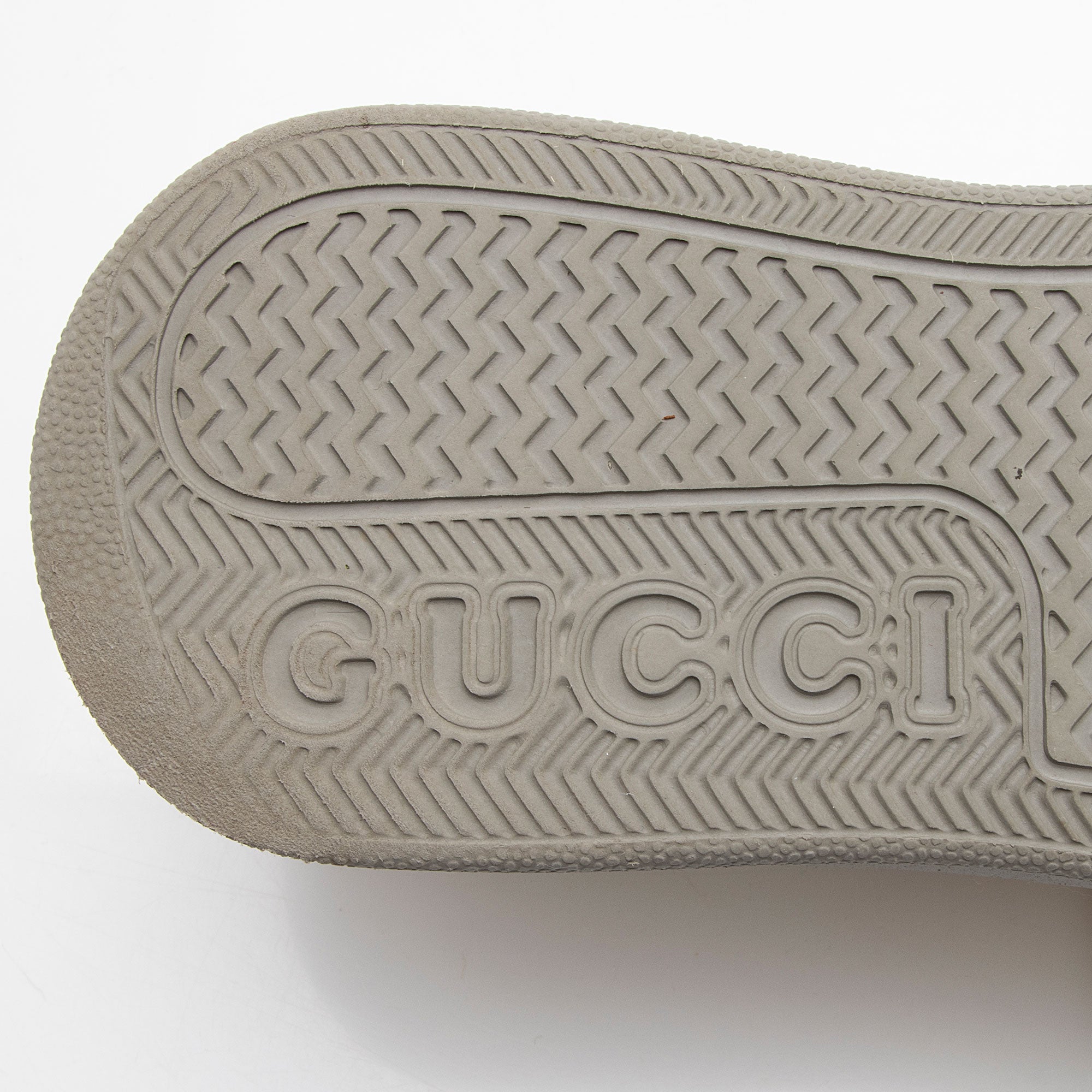 Gucci GG Supreme Leather Interlocking G Platform Sneakers - Size 7.5 / 37.5