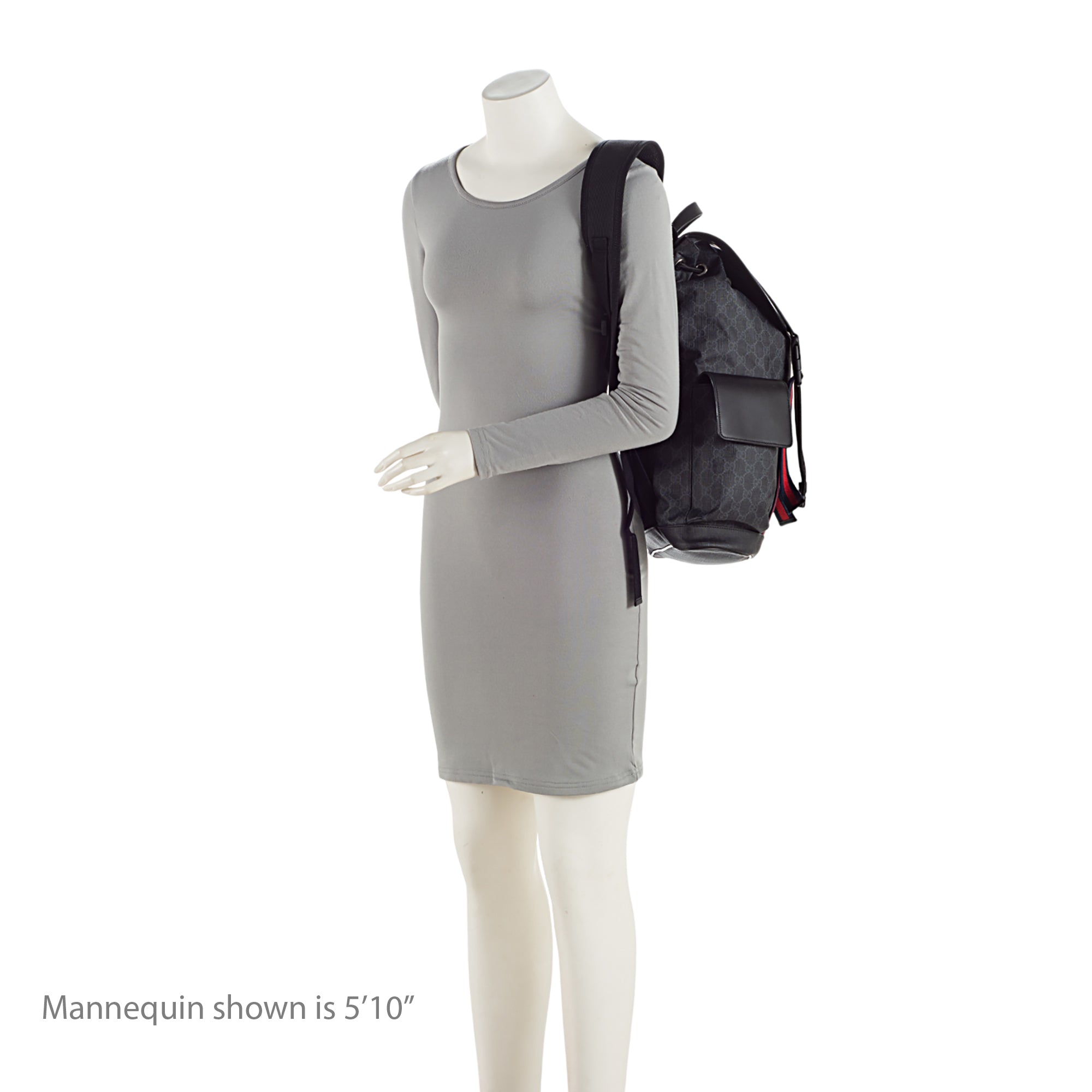 Gucci GG Supreme Medium Flap Backpack (SHF-FgH5FO)