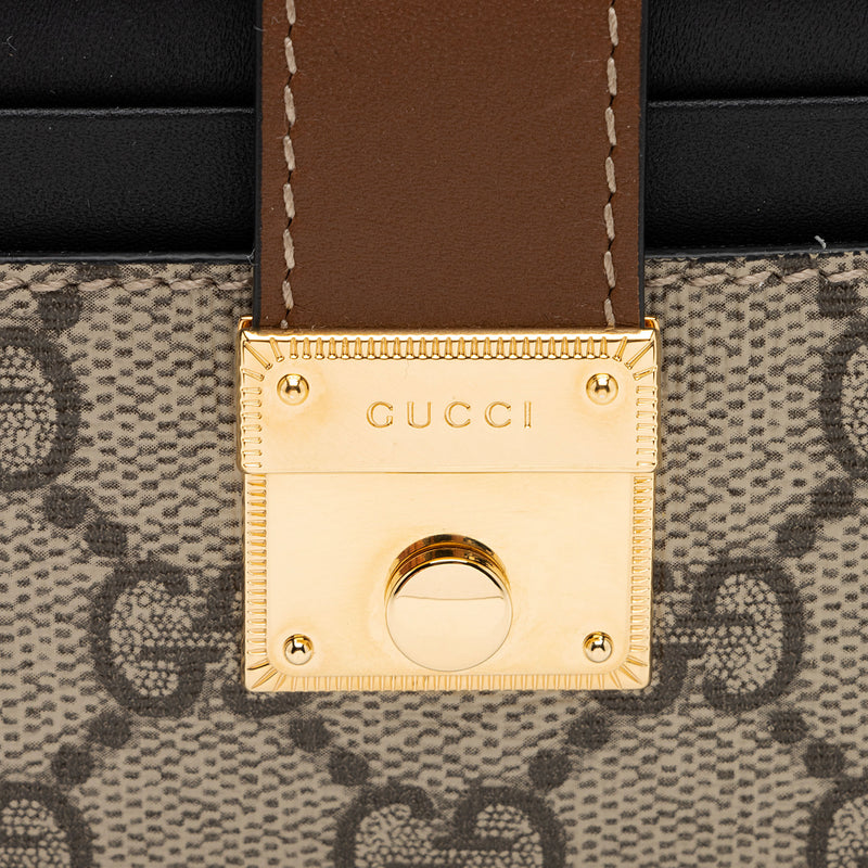 Gucci GG Supreme Leather Bi-Fold Wallet (SHF-tY4GX9) – LuxeDH