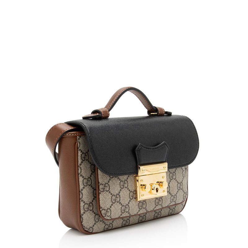 Gucci Padlock Mini Bag in Natural