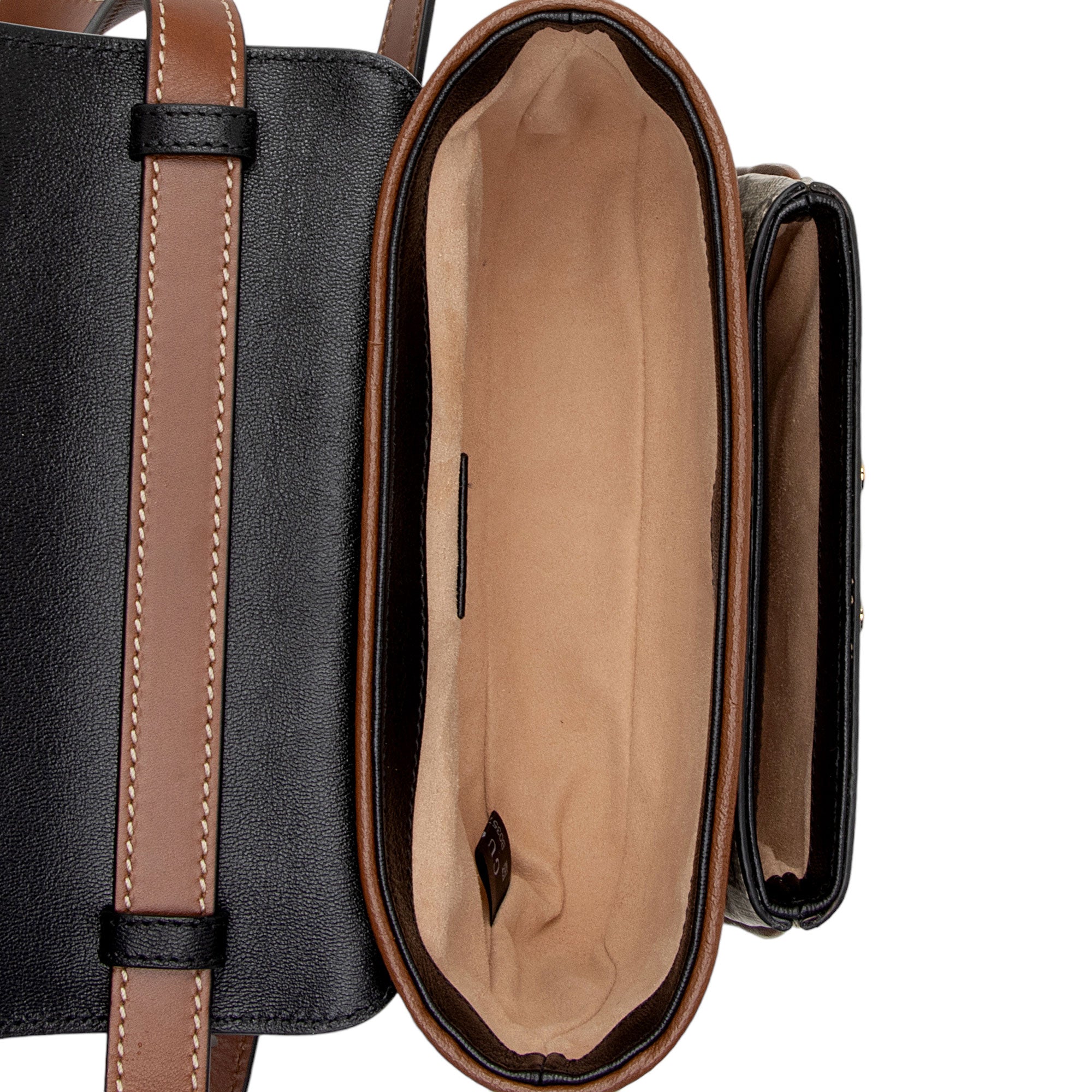 Gucci GG Supreme Leather Padlock Mini Crossbody Bag (SHF-sr3eos)