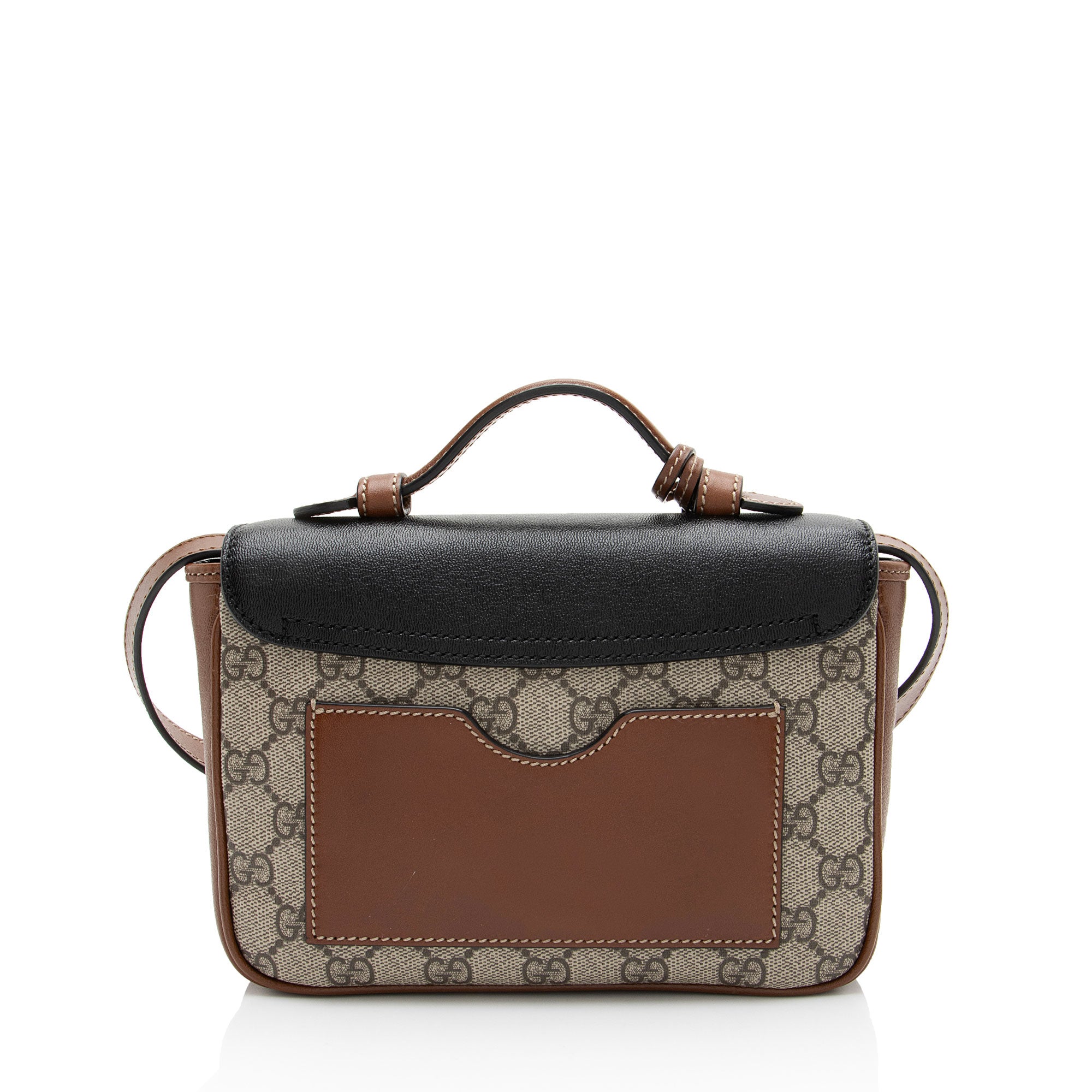 Gucci GG Supreme Leather Padlock Mini Crossbody