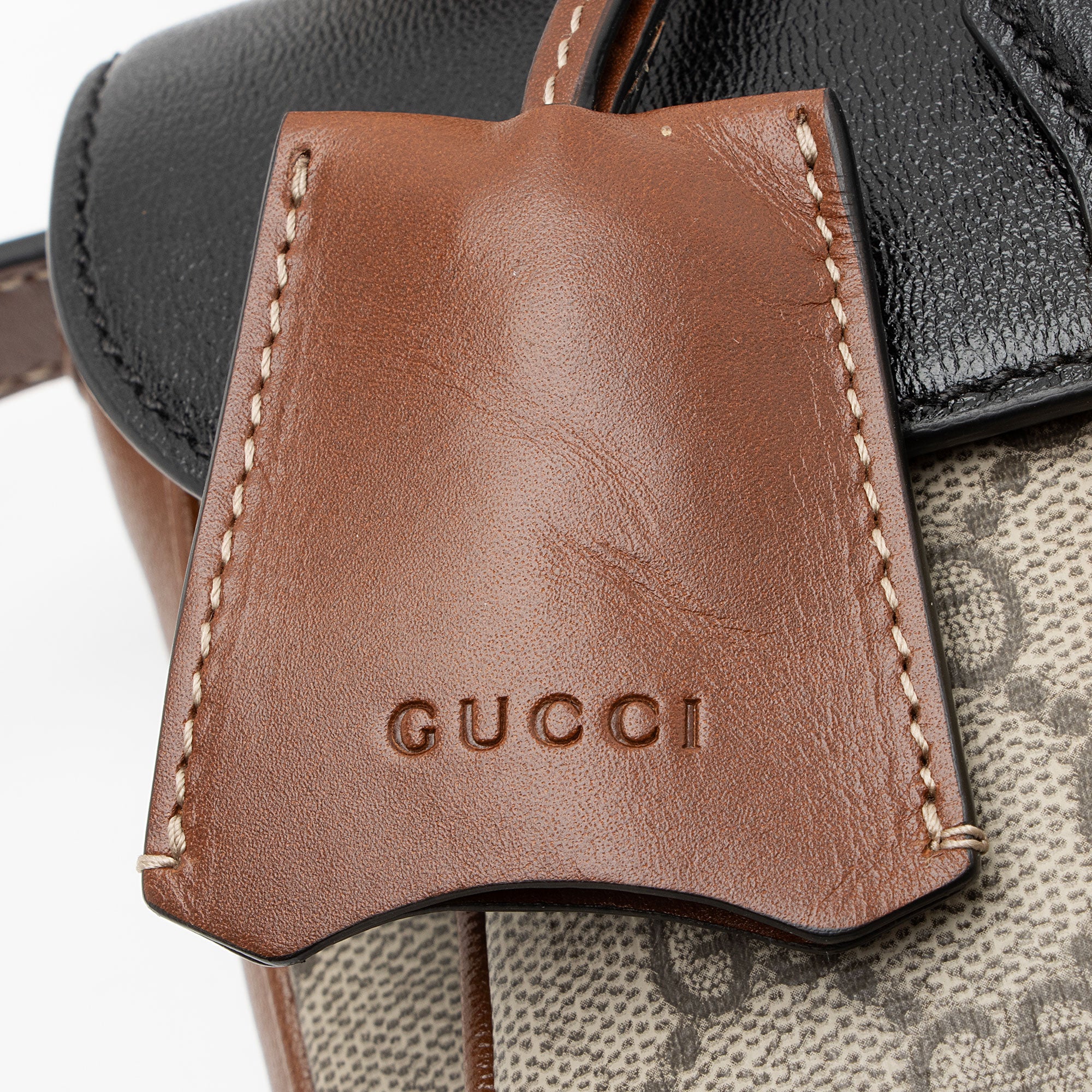 Gucci GG Supreme Leather Padlock Mini Crossbody