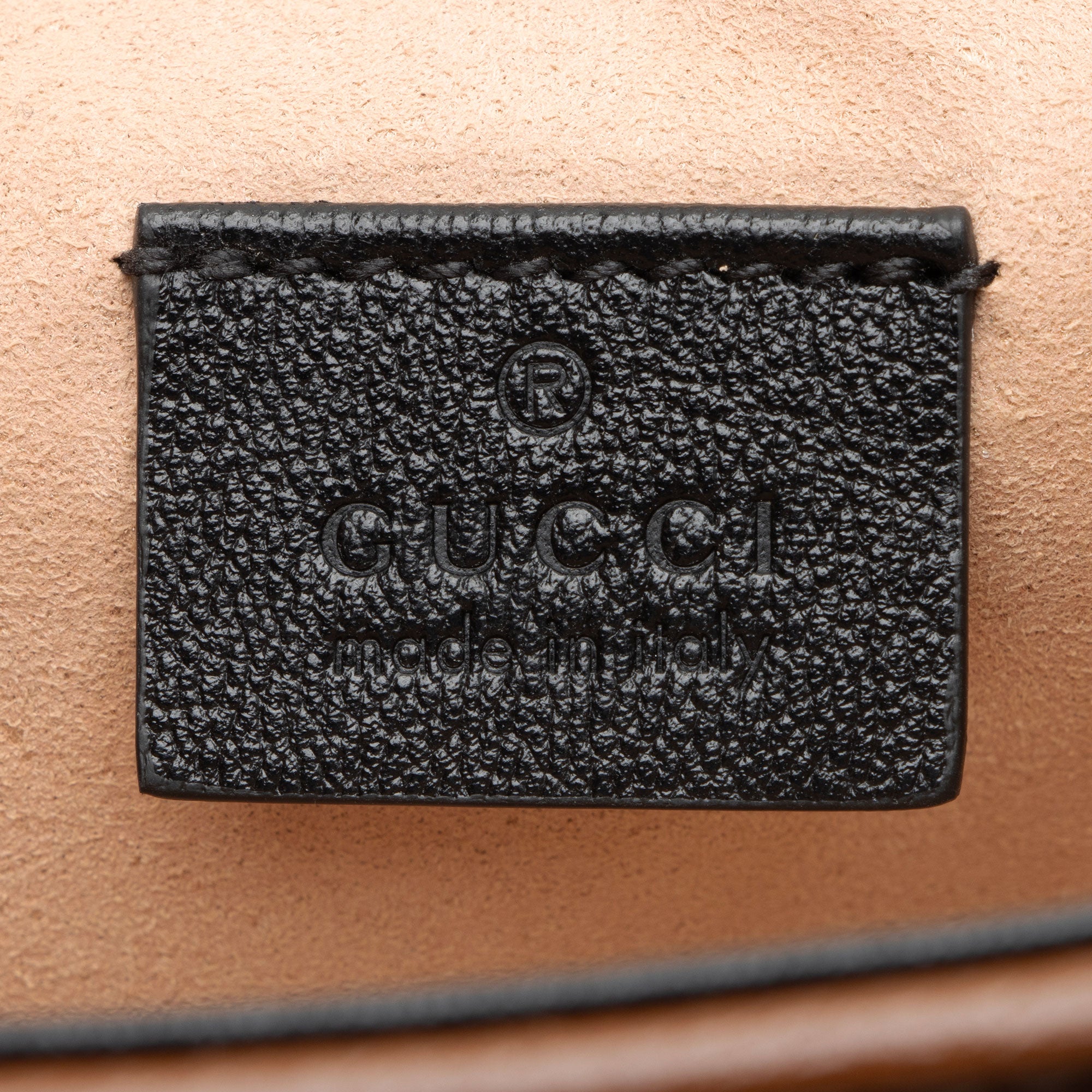 Gucci GG Supreme Leather Padlock Mini Crossbody