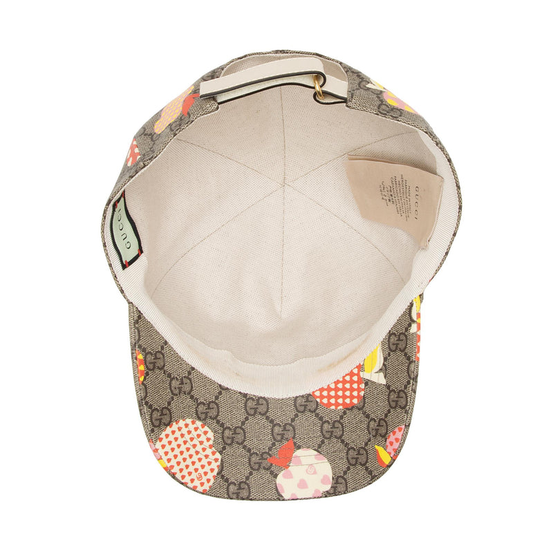 Gucci GG Supreme Les Pommes Baseball Hat - Size XL (SHF-BWOhtZ)