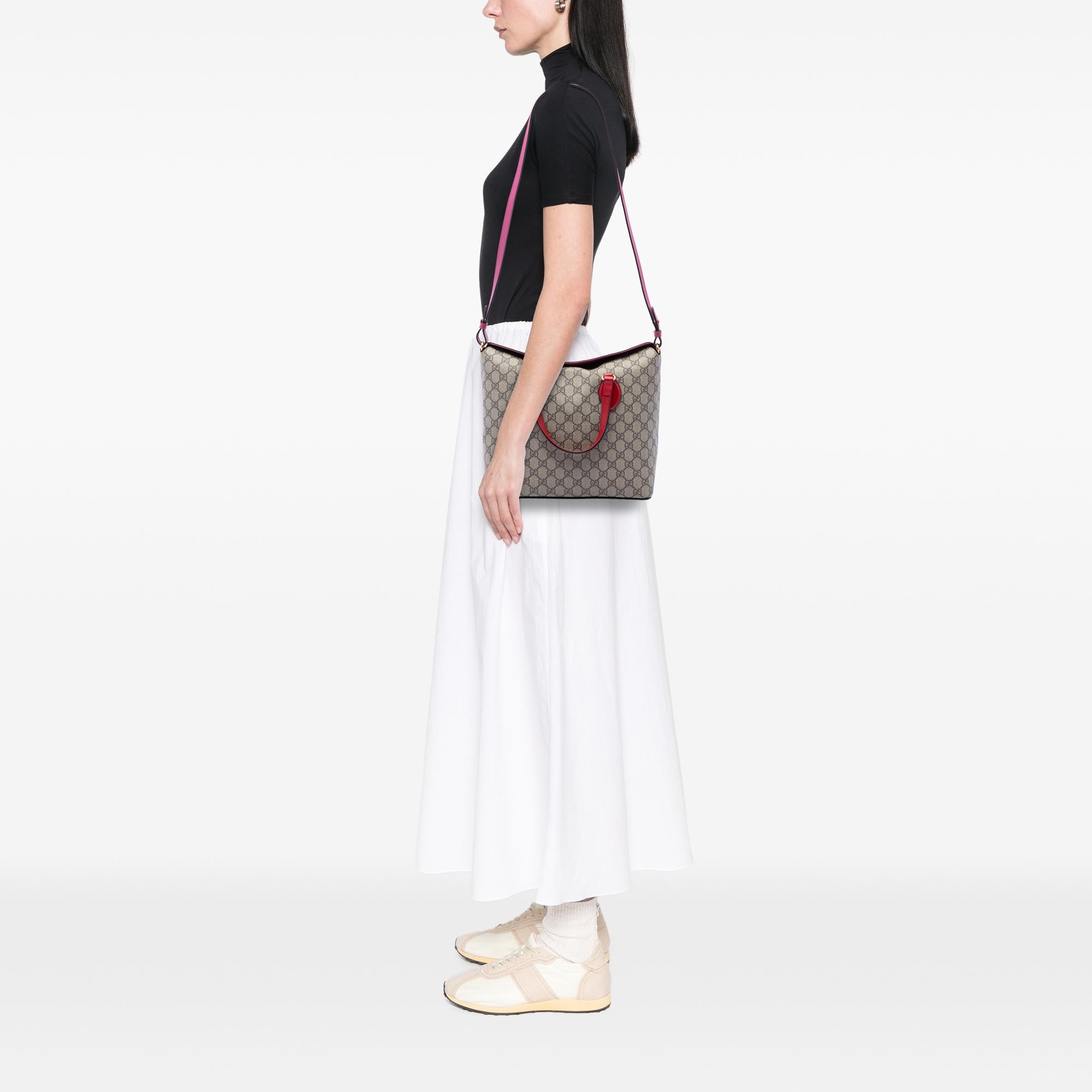 Gucci GG Supreme Linea A Fold Over Tote