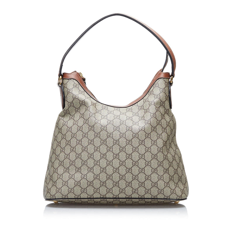 Gucci GG Supreme Linea A Shoulder Bag SHG mThBcA LuxeDH