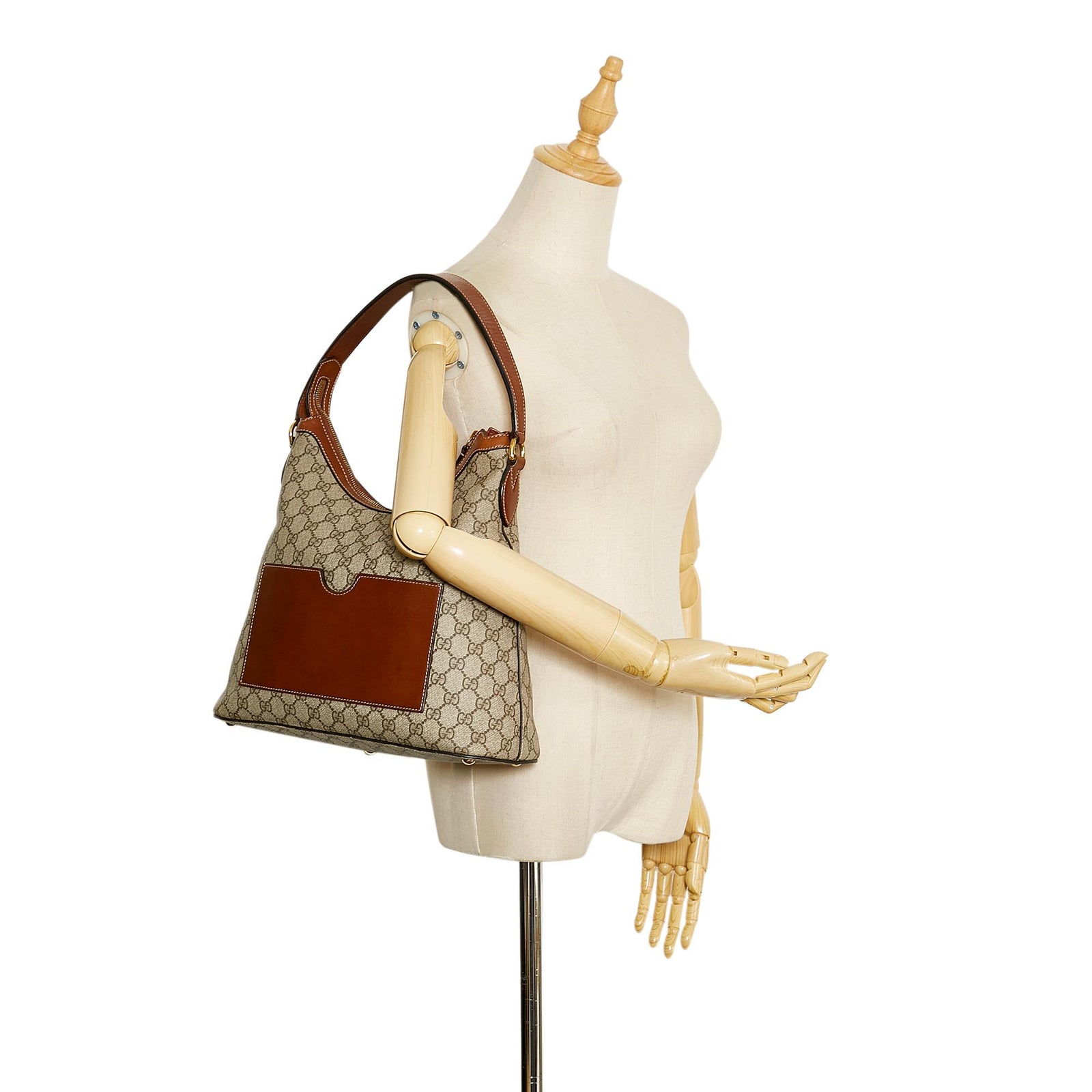 Gucci linea large gg supreme canvas hobo bag online